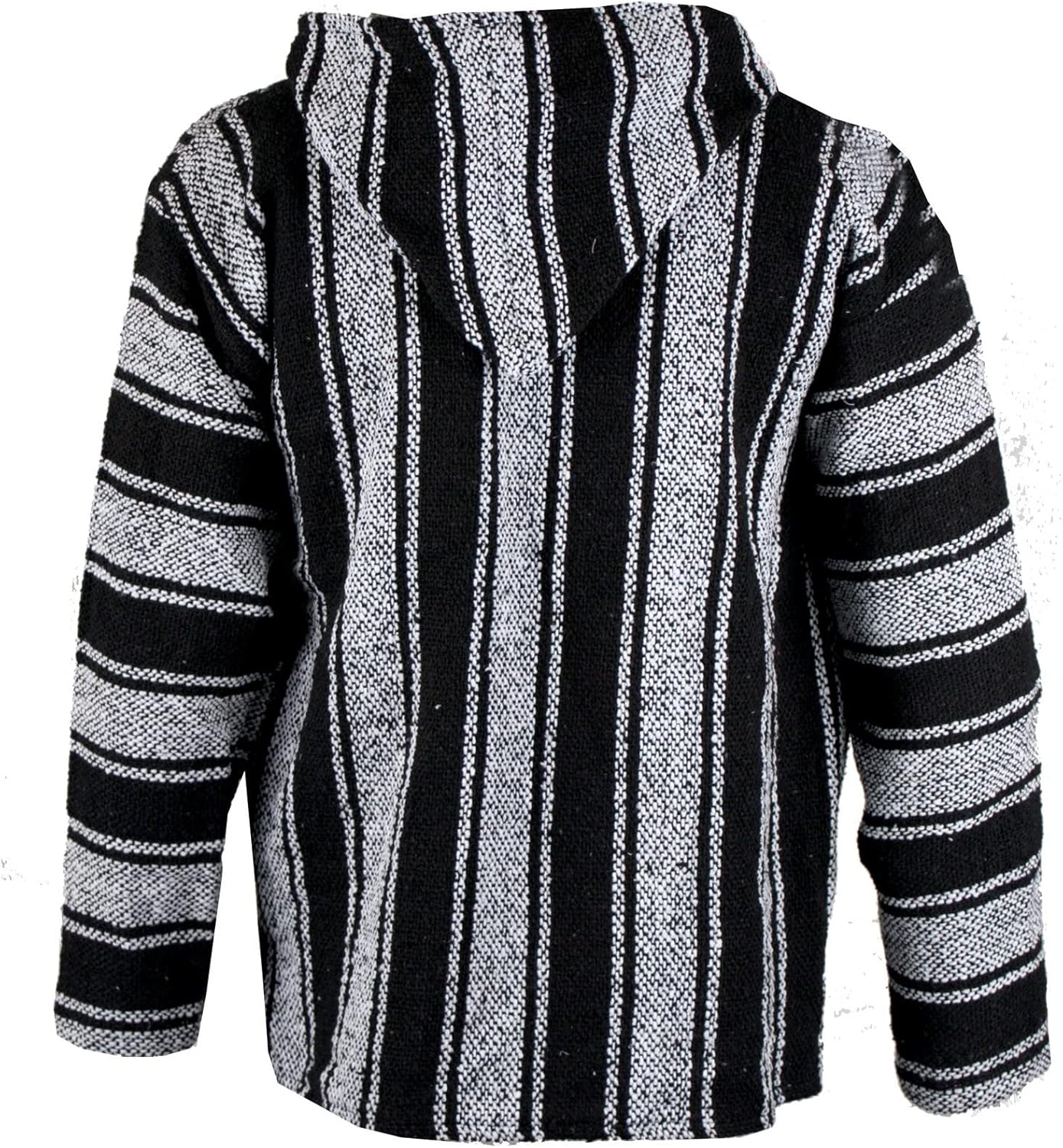 Canyon Creek Striped Woven Baja Jacket Coat Hoodie - Image 2