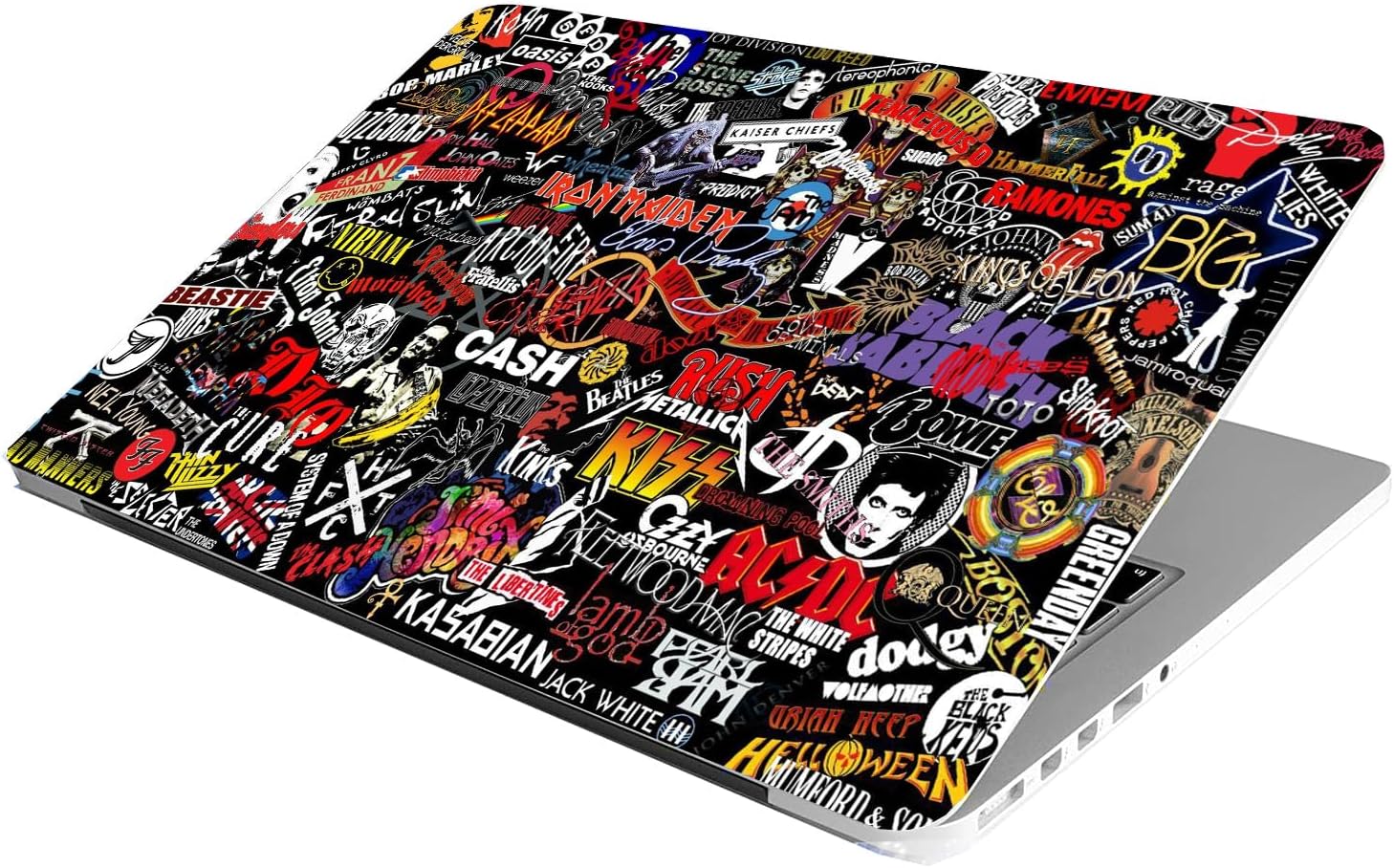 Laptop Skin Stickers HD Quality Sticker for Laptops Upto 15.6" (Dustproof|Waterproof|Scratchproof|Reusable) - Music Bomb