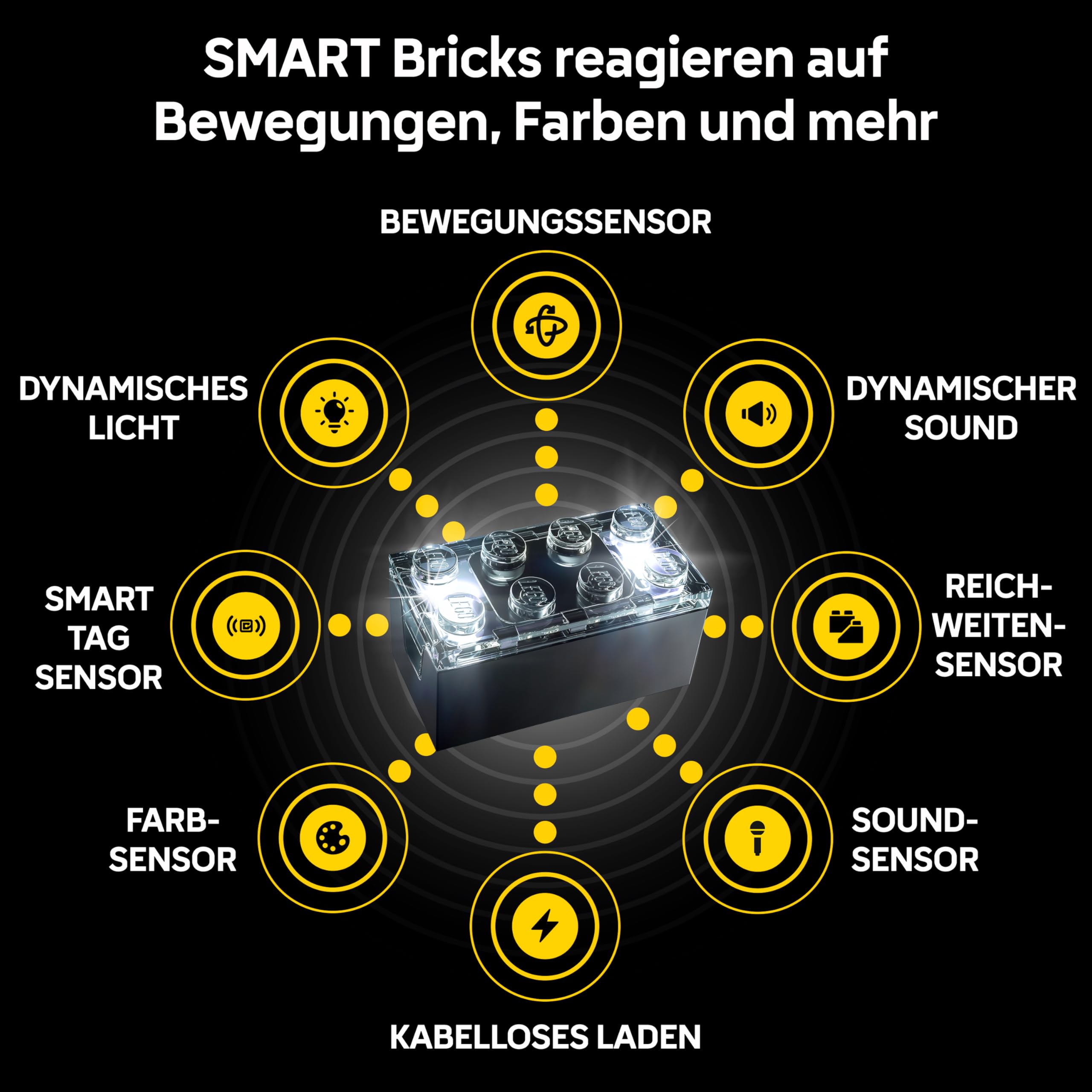 LEGO Star Wars 75421 SMART Play: Darth Vaders TIE Fighter - Interaktives All-in-1 Spielset mit SMART Brick, Tag, Minifigur & Ladegerät - Geschenk für Jungen, Mädchen ab 8 Jahren und Erwachsene Fans