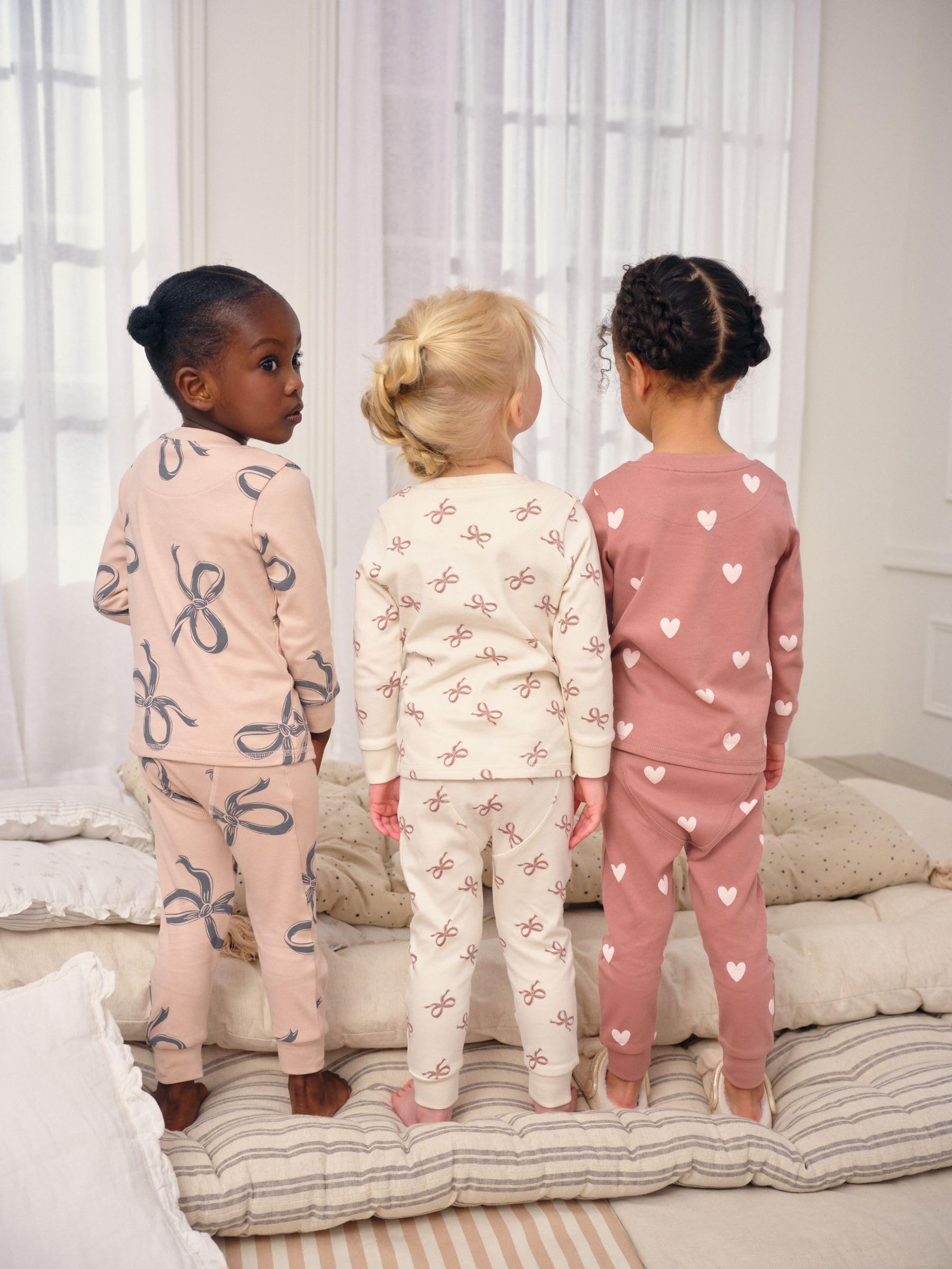 NEXT Mädchen 3er-Pack Kuschel-Pyjamas