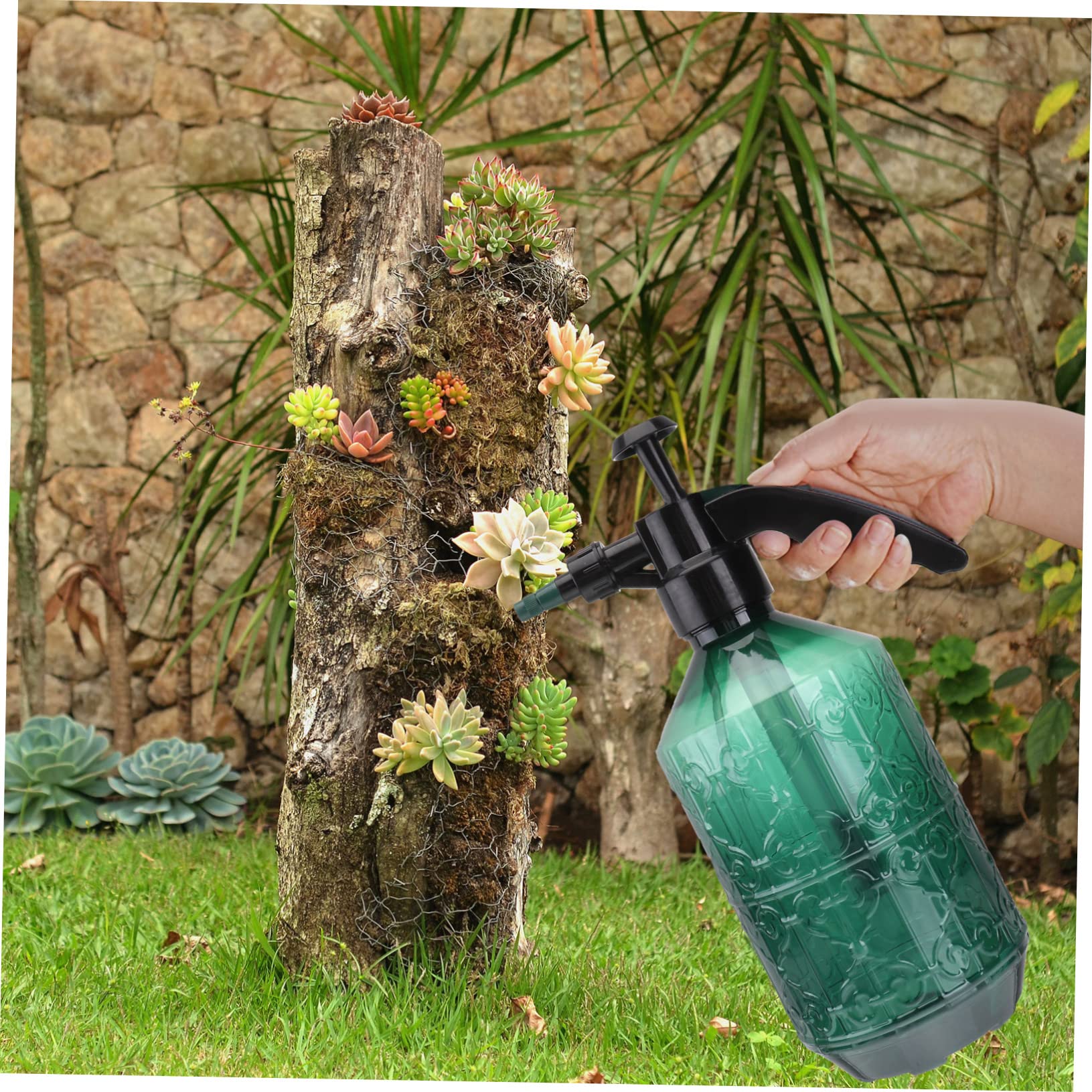 POPETPOP 2pièces Arrosoir à Pression Acier Vaporisateur De Jardinage pour Intérieur Et Extérieur Outil Arrosage Et Portable
