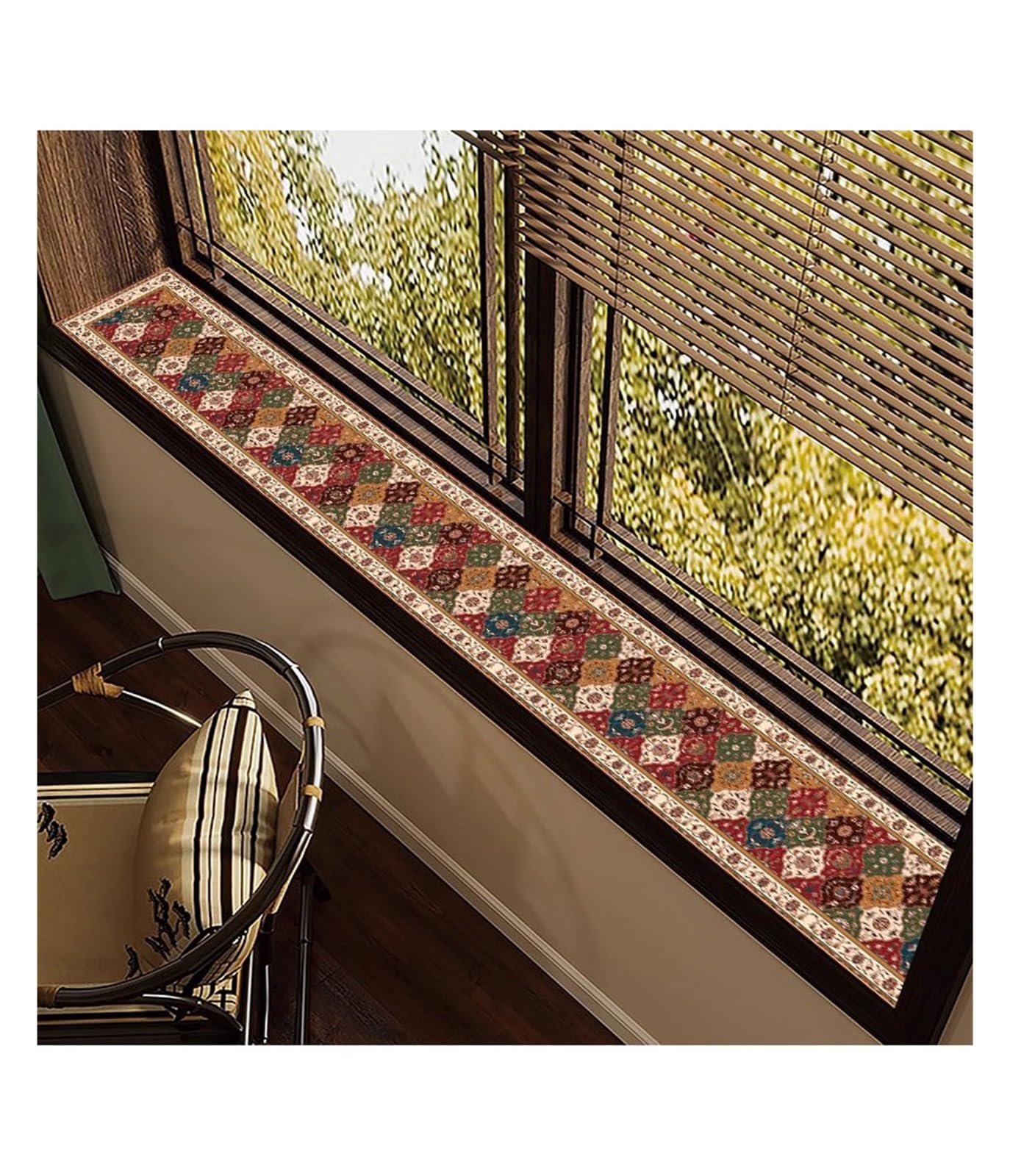 Tapis de protection pour appui de fenêtre long coussin de rechange banquette 190cm