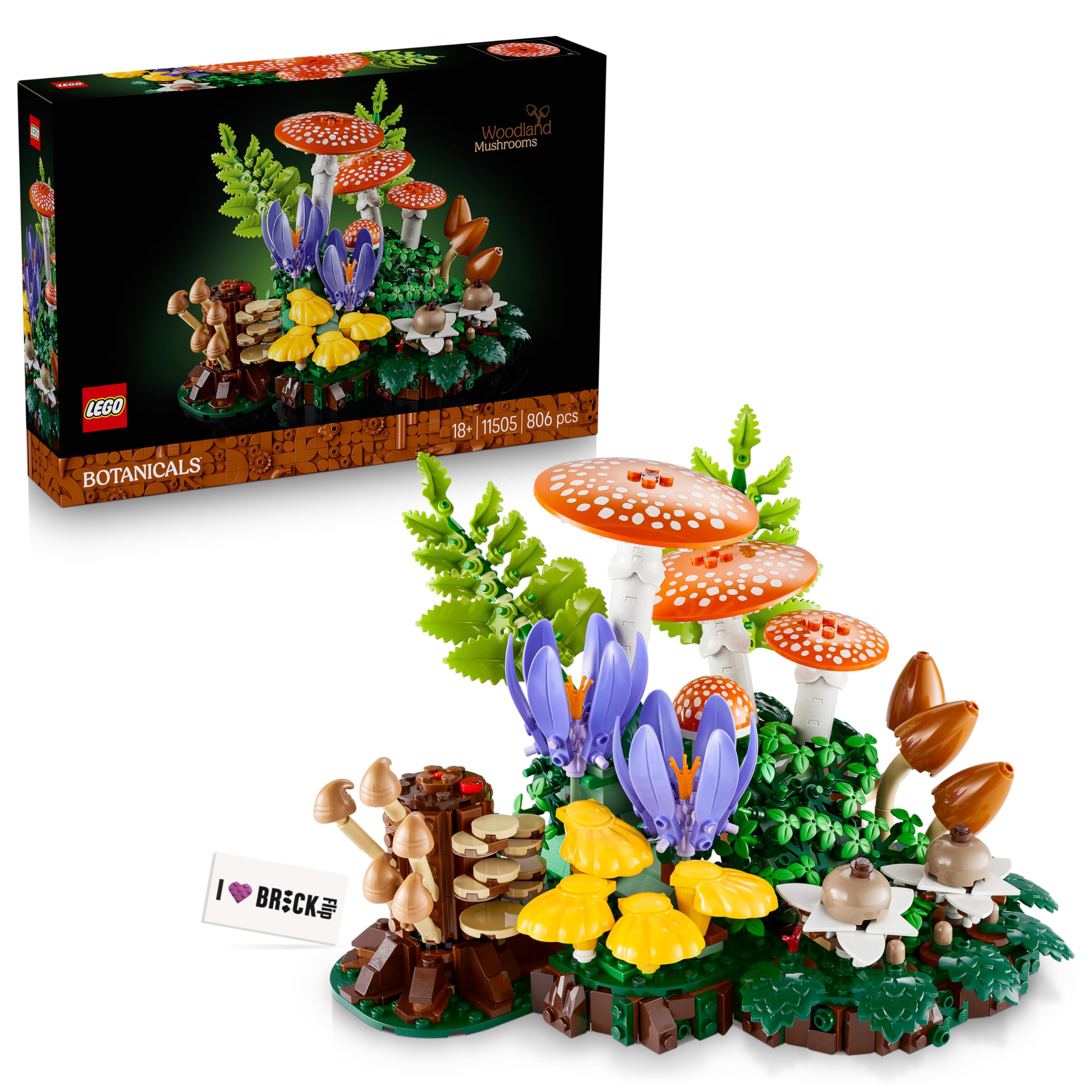 LEGO Pilze - Botanicals 11505 LEGO Waldpilze inkl. bedruckter Fliese, Neuheit Juni 2026
