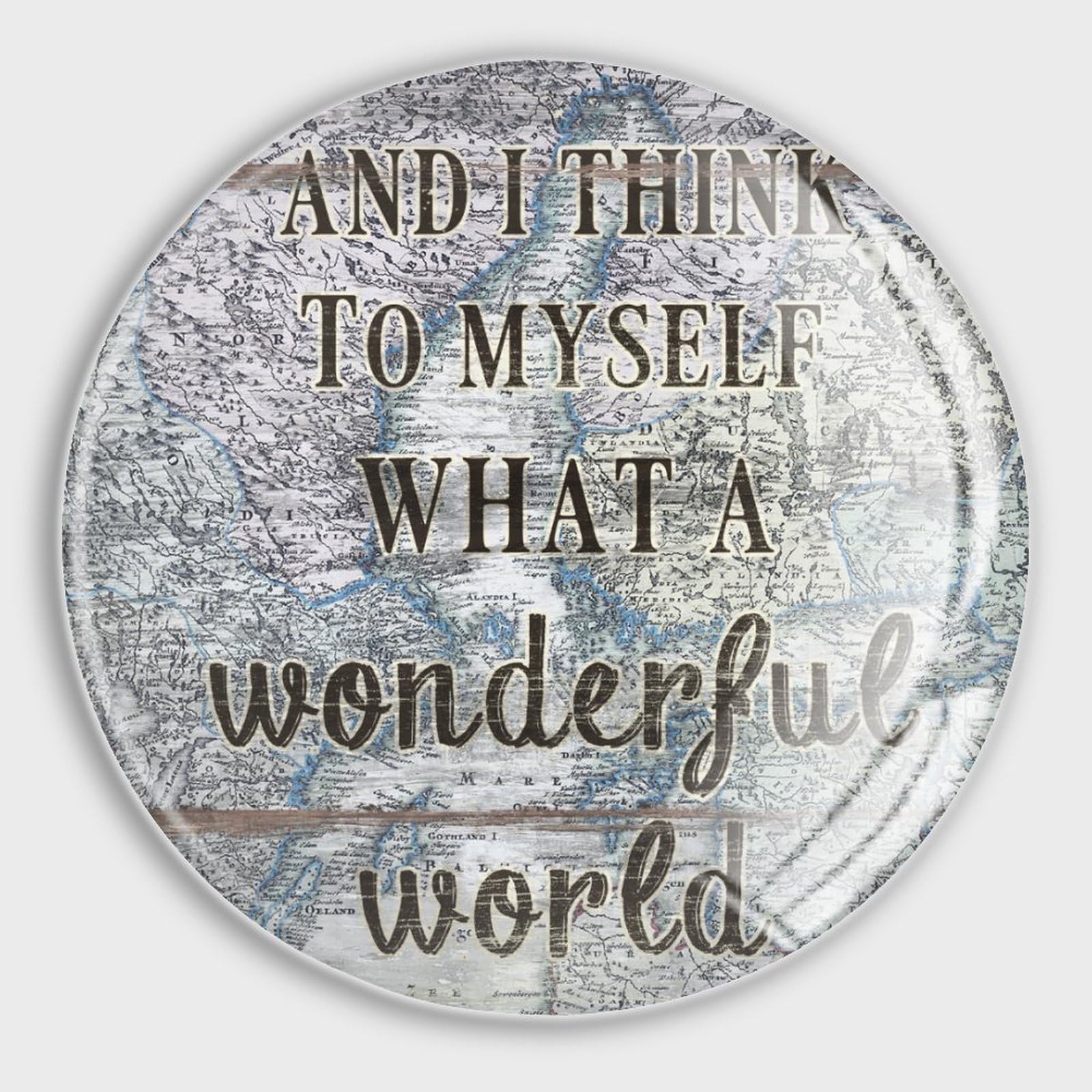 Aimants de réfrigérateur « What A Wonderful World » pour insuffler du bonheur chez vous