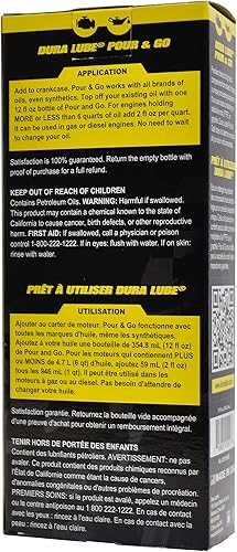 Miniatura 2 de Dura Lube Just Pour & Go Tratamiento de motor para gas y diésel 12 onzas, individual