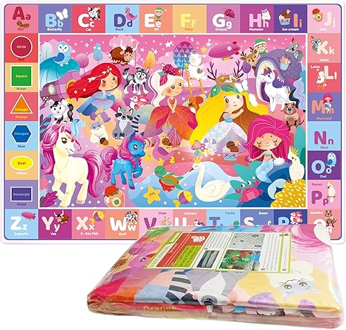 Miniatura 8 de Quokka ABC Alfombra de Juego para Bebés, Niños Pequeños y Niños – Alfombra de Guardería Grande con Alfabeto de Felpa Súper Suave Extra Gruesa de 0.3