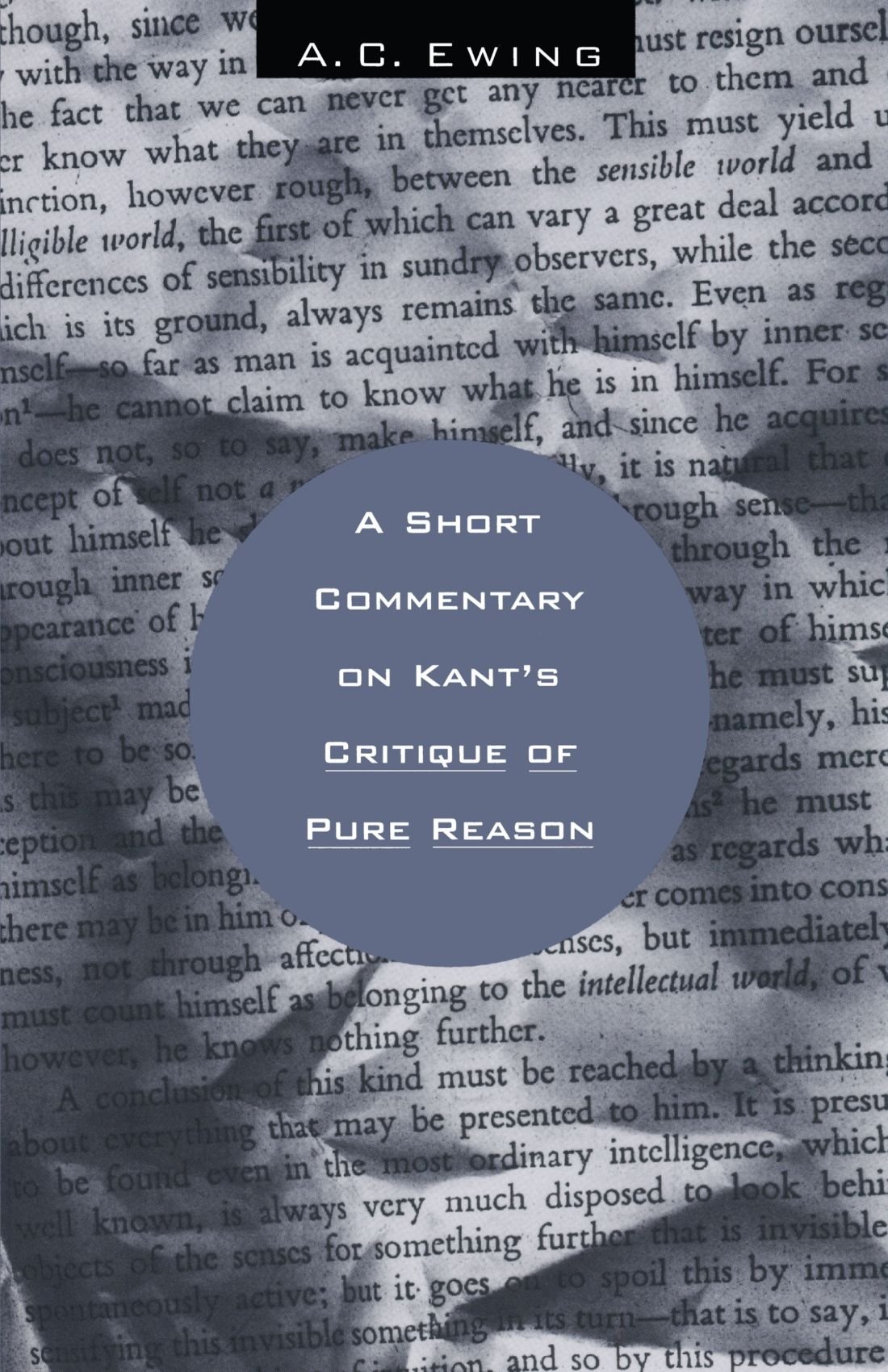 A Short Commentary on Kant's Critique of Pure Reason