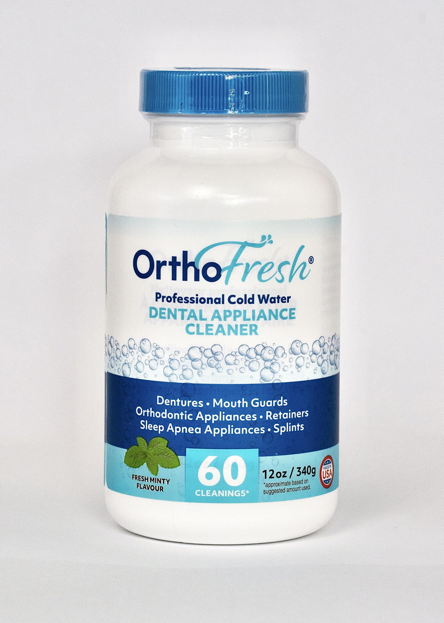 OrthoFresh Professional Cold Water Dental Appliance Cleaner