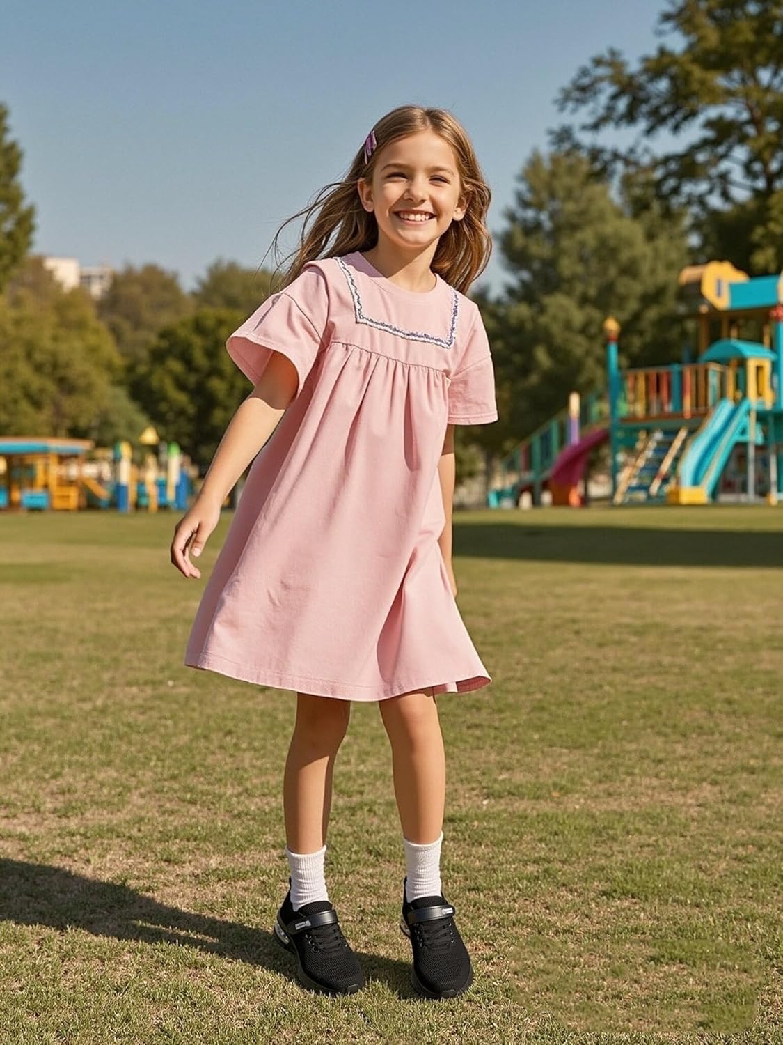 Toddler Shoes Boys Girls Kids Cushion Sneakers Tennis Running Size 1-12 Sports Walking Footwear Lightweight Breathable - Image 3