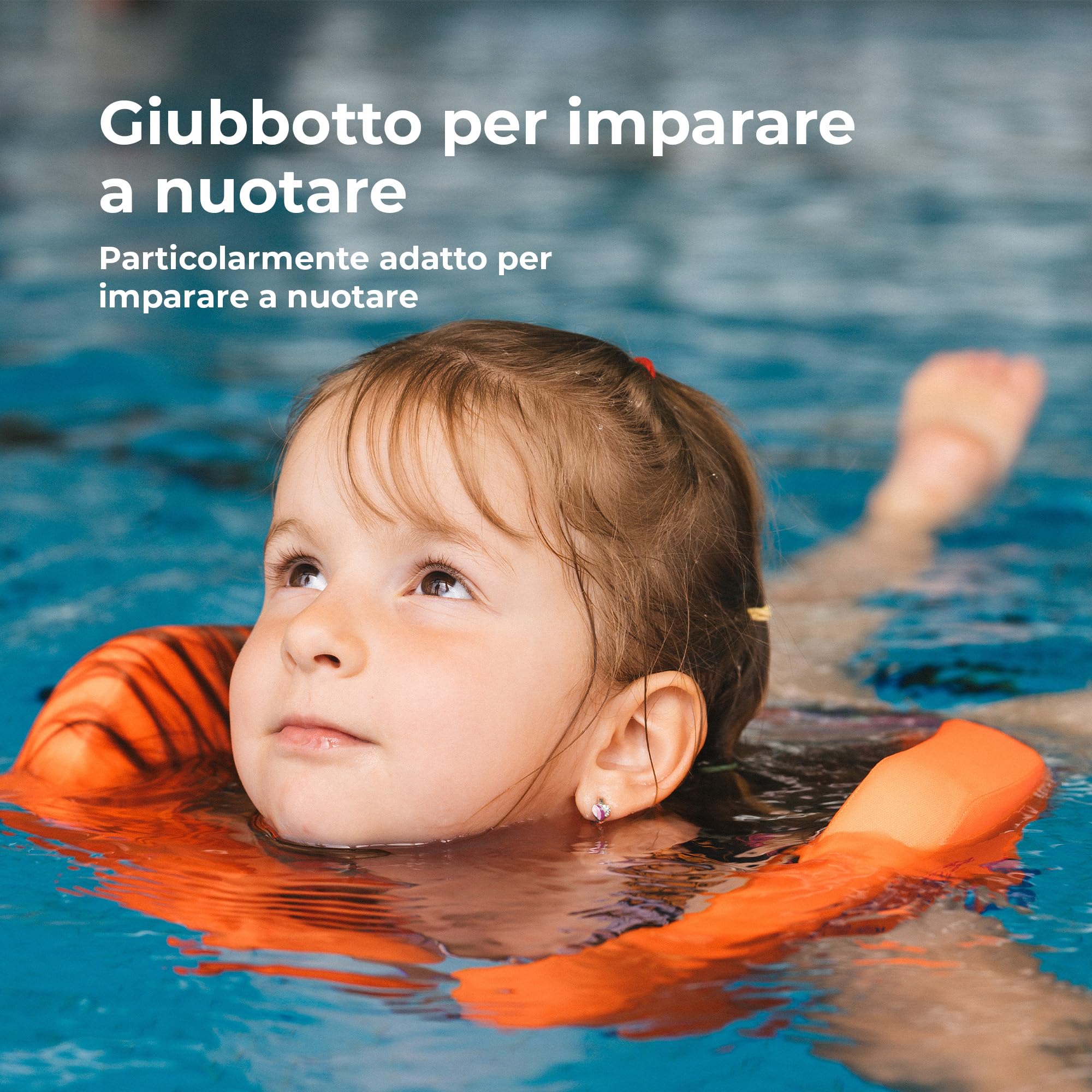 Flipper SwimSafe 1400 - giubbotto di salvataggio per bambini da 11 a 30 kg, con anima in schiuma per un sostegno sicuro quando si impara a nuotare, alle cinghie regolabili