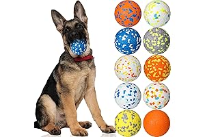 Lenwen Dog Toy Balls for Aggressive Chewers - Interactive Durable Balls That Float on Water