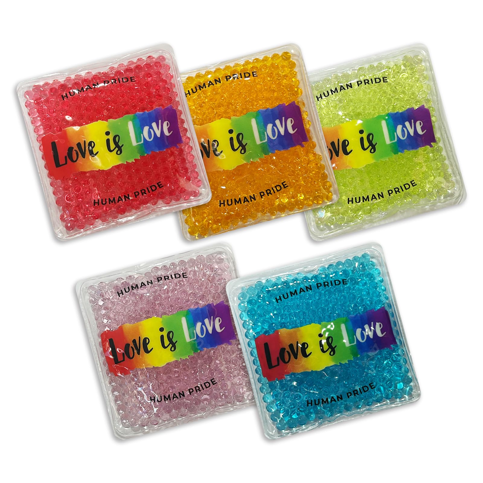 Rainbow Gel Ice Pack - Hot and Cold Packs for Pain Relief and Swelling Reduction - Suitable for The Whole Family, Ice Packs for Injuries Reusable,Ice Pack Wrap (Color-B)