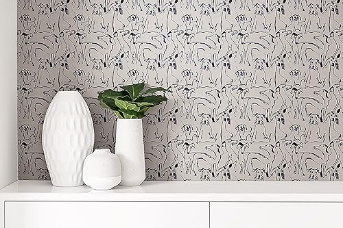 Miniatura 3 de Surface Style - Papel tapiz para despegar y pegar, papel tapiz caprichoso para dormitorio, tocador, cocina, vinilo, cobertura de 30.75 pies