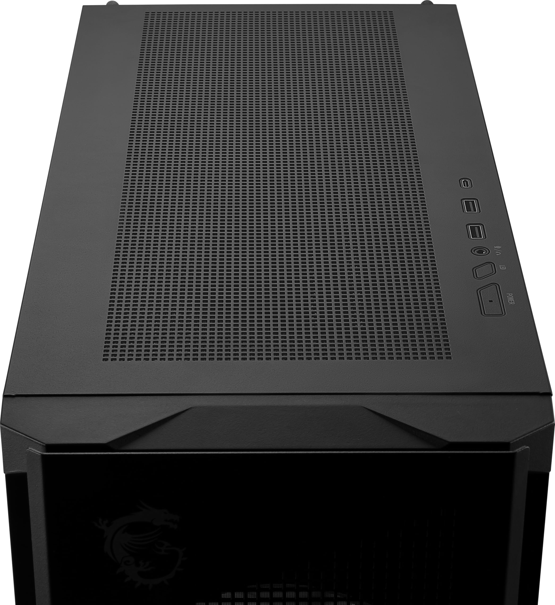 MSI MPG Velox 300R Airflow PZ - Case Mid-Tower Gaming PC - Pannello laterale in vetro temperato - 3 ventole ARGB da 120 mm - Supporto per raffreddamento a liquido radiatore fino a 360 mm - Pannello in