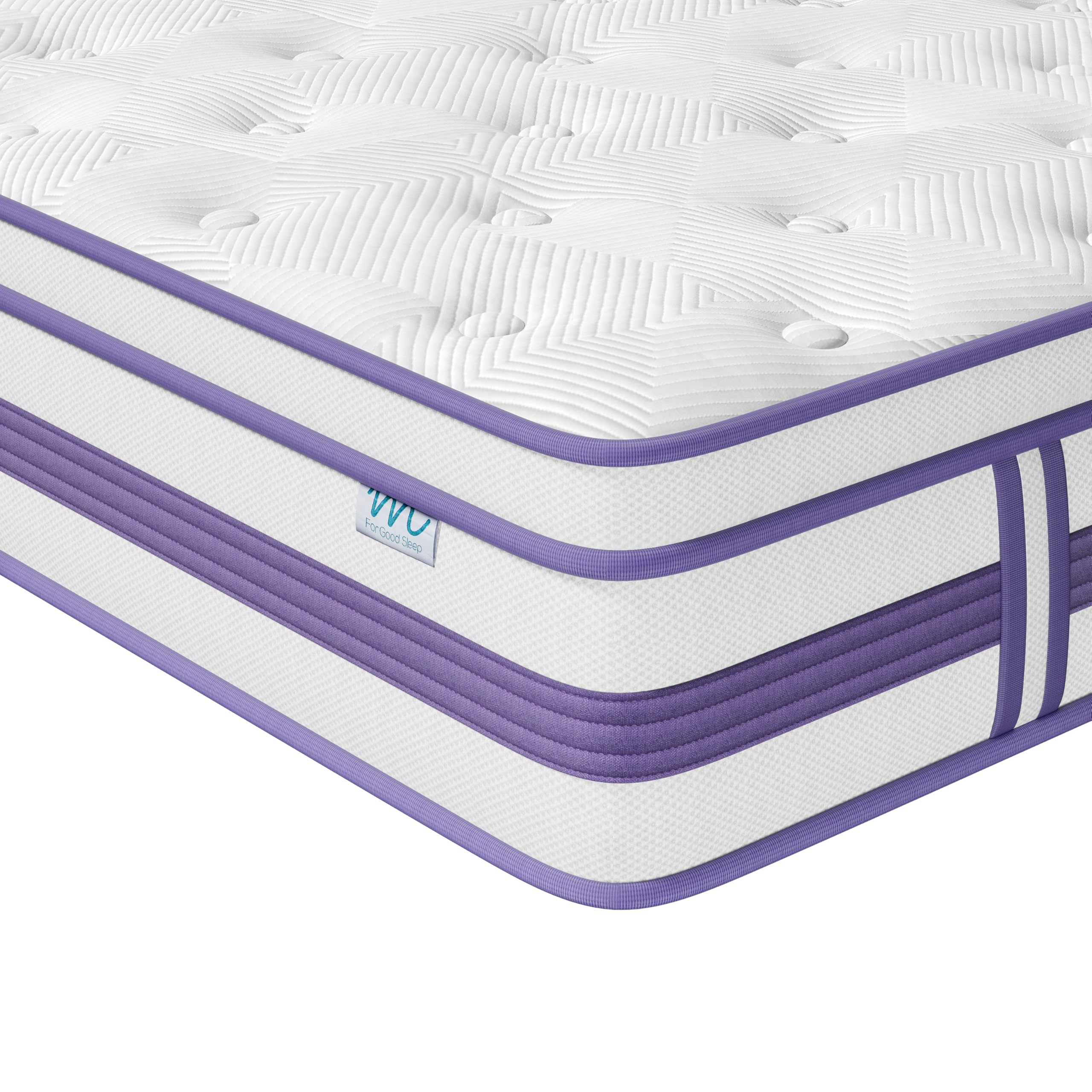 Materasso 120x200 cm, Altezza 30 cm Media Fermezza, Memory Foam Gel e Molle Insacchettate, Certificato Oeko-TEX, Traspirante Antipressione, Consegna in Scatola