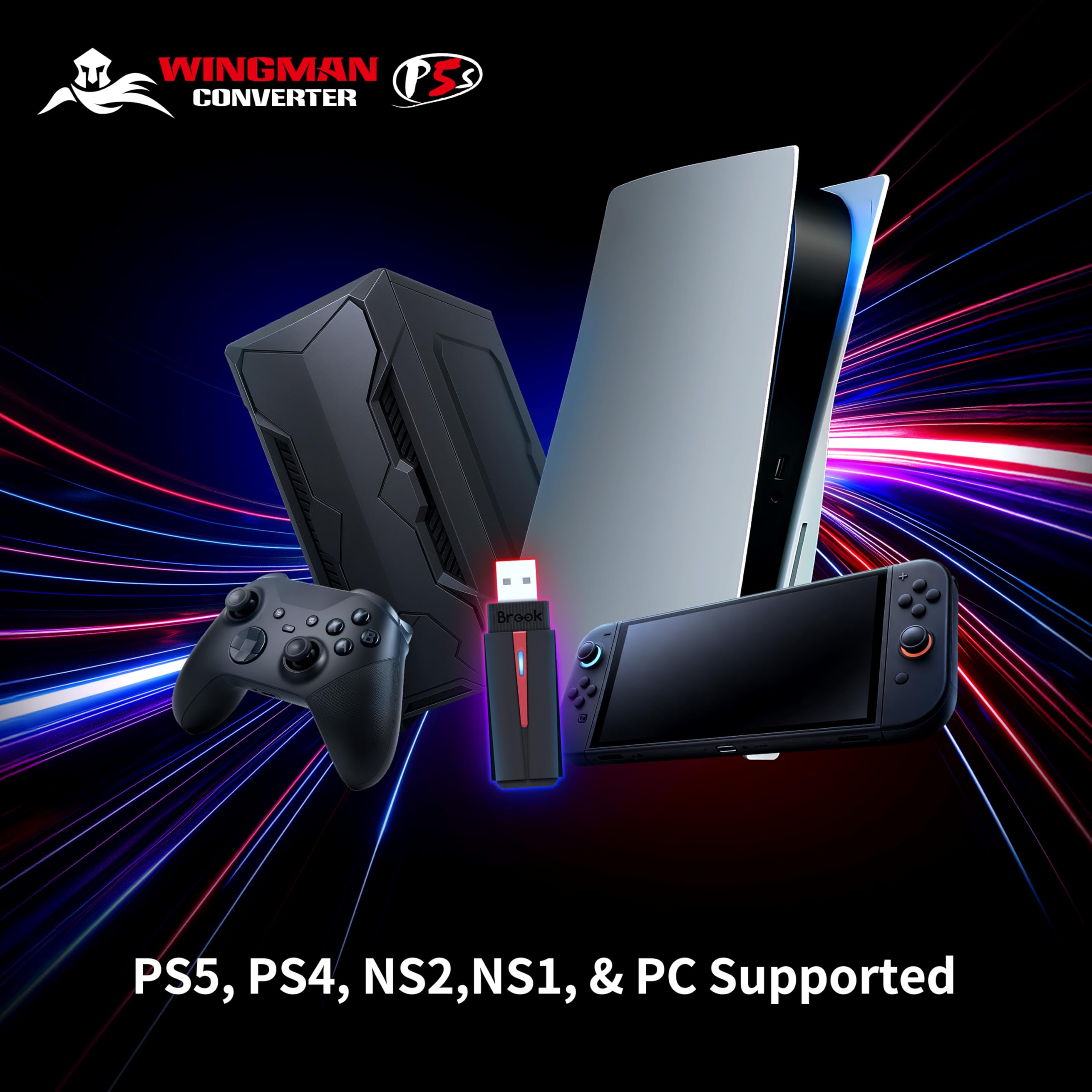 Amazon.com: Brook Wingman P5s - P5 P4 NS2 NS PC Controller