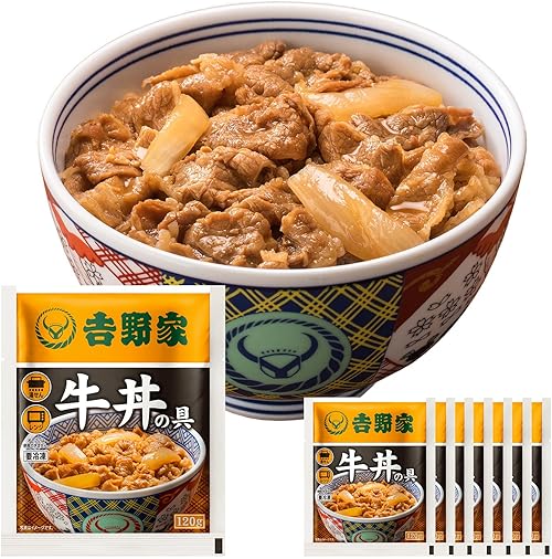 吉野家 冷凍牛丼の具 (120g×8袋セット) 牛丼 冷凍食品 どんぶり おかず (レンジ・湯せん調理OK)吉野家 冷凍牛丼の具 (120g×8袋セット) 牛丼…