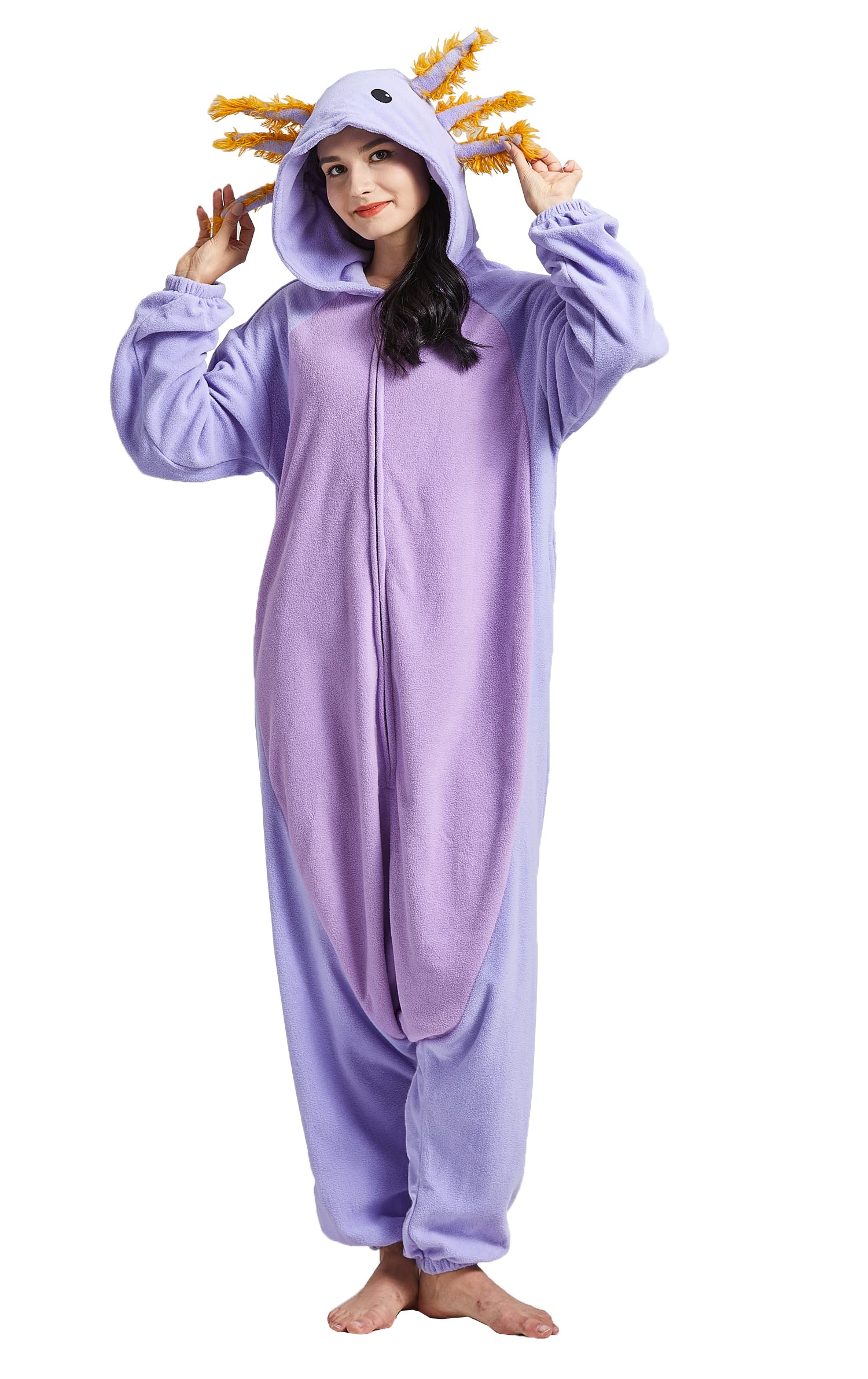 SAMGU Pigiama Animal Adult Unisex Carnevale Axolotl Cosplay Onesie Halloween Costumi Tuta Intero Loungewear Donna