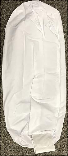 Miniatura 2 de Jackson - Funda de almohada enrollable con cremallera (solo funda de almohada, no incluye la almohada) (poliéster blanco)