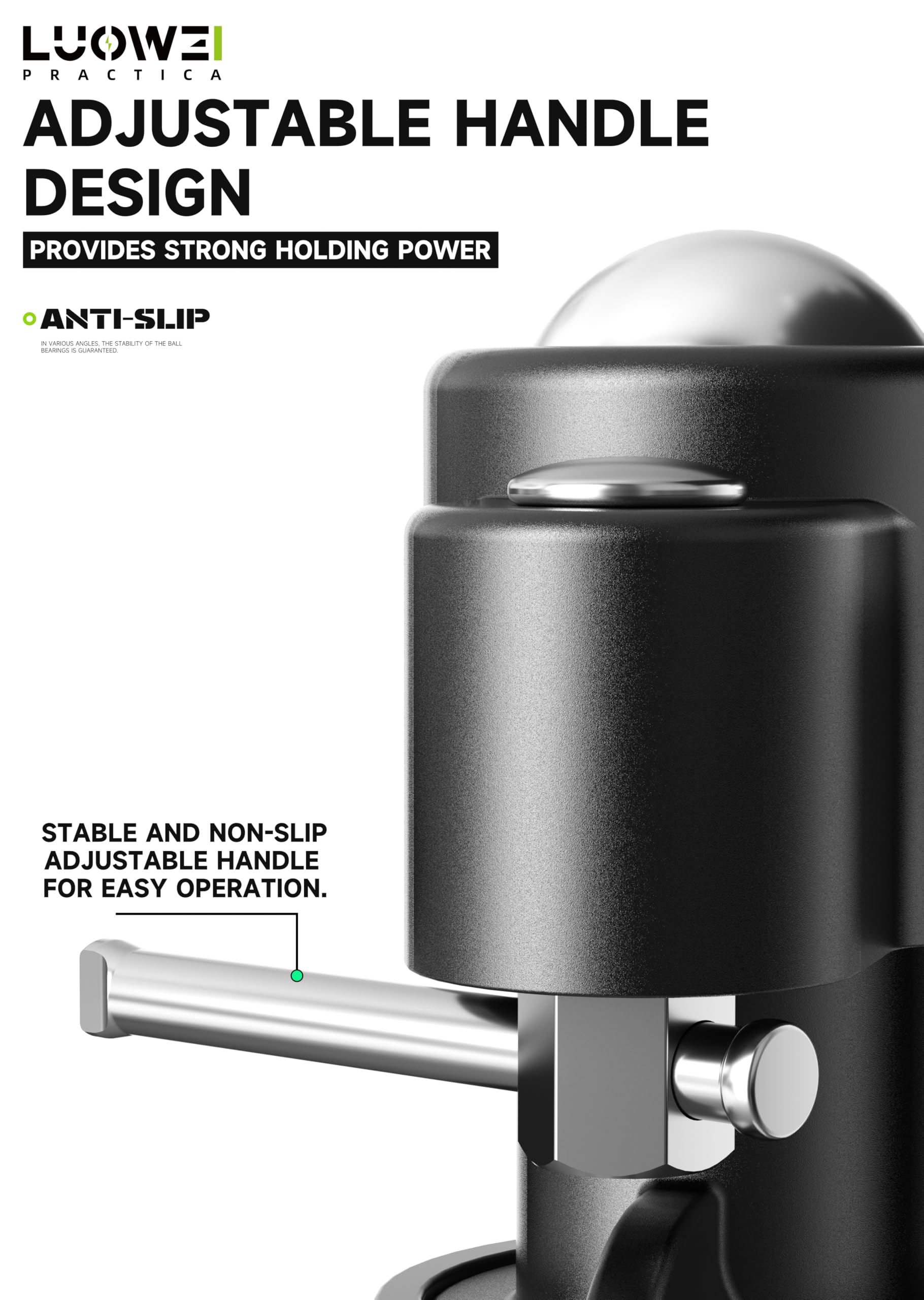 LUOWEI LW-319 Universal Rotary Fixture, 3D Adjustable Stand