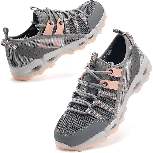 ziitop Womens Hiking Water Shoes for Women Quick Dry Outdoor Sport Sneakers Non Slip Lightweight Breathable Summer Trekking and Walking Climbing Shoe