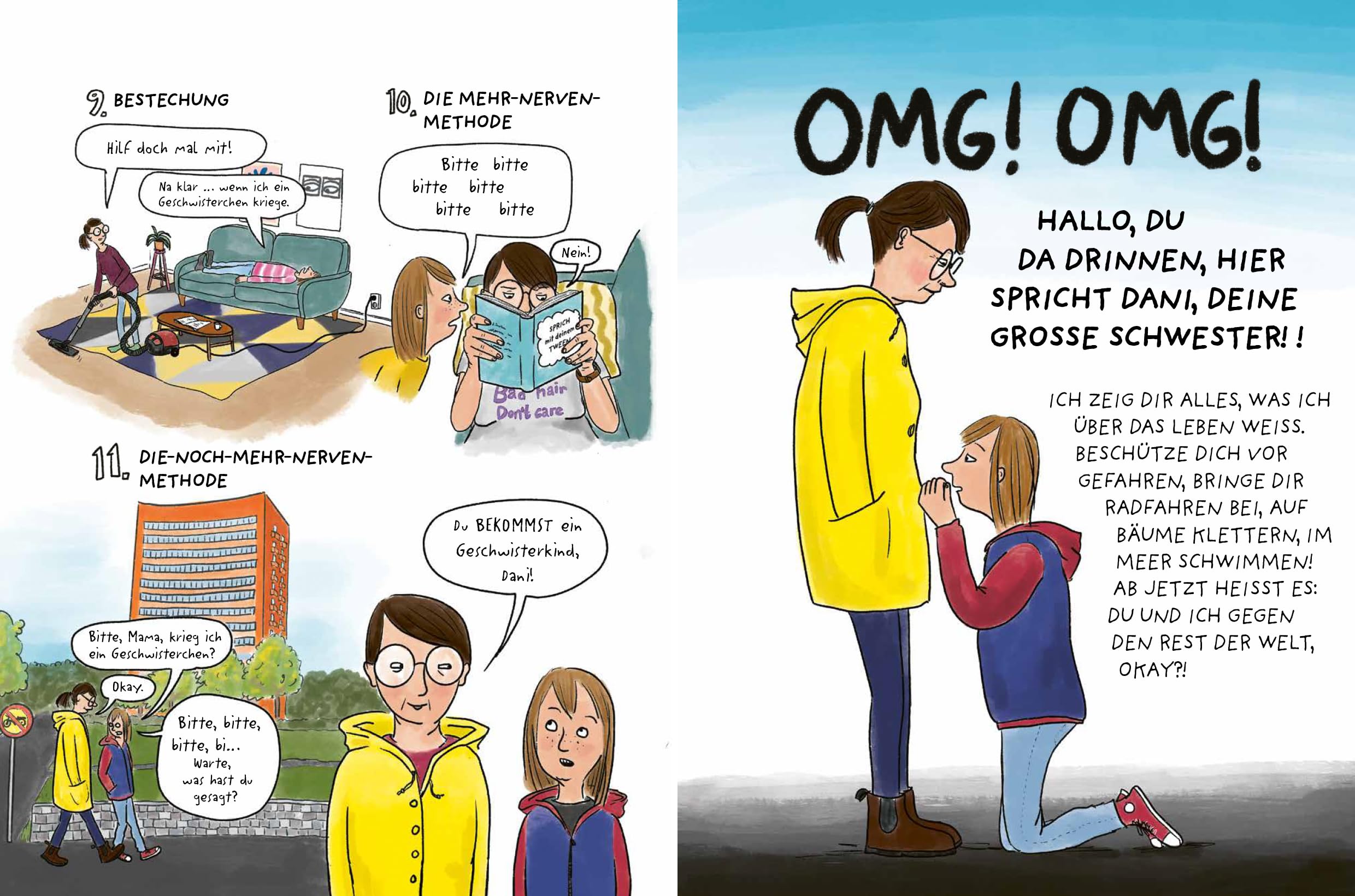 Der süßeste Bruder der Welt ‒ und andere Irrtümer: Plötzlich Schwester! Witzige Graphic Novel über eine besondere (Patchwork-)Familie. Für Kinder ab 10 Jahre