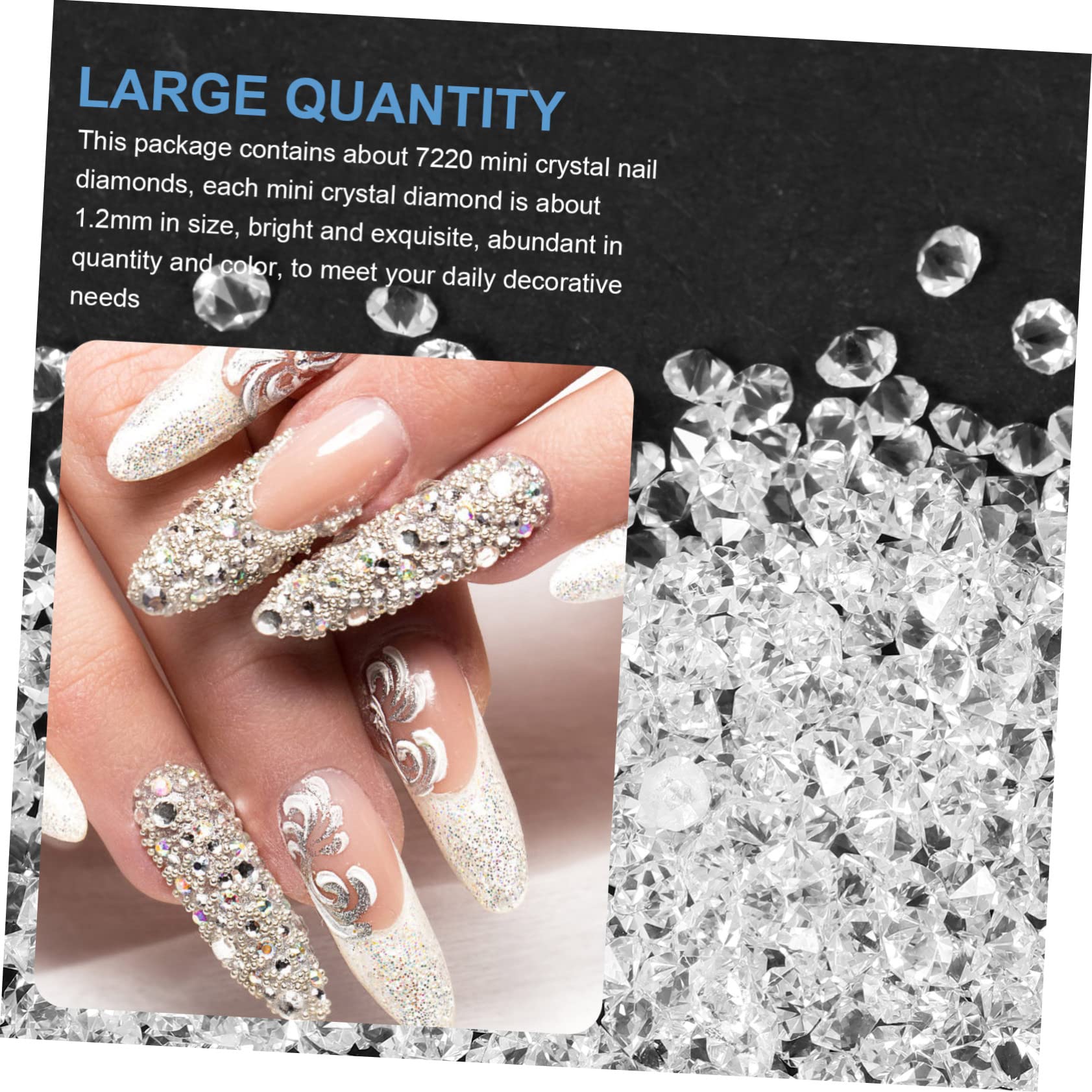 FOMIYES 25 Set Di Decorazioni Per Nail Art Ornamenti in Facili Da Applicare Ciondoli Per Unghie Indossabili Accessori Unici Per Saloni Di Bellezza