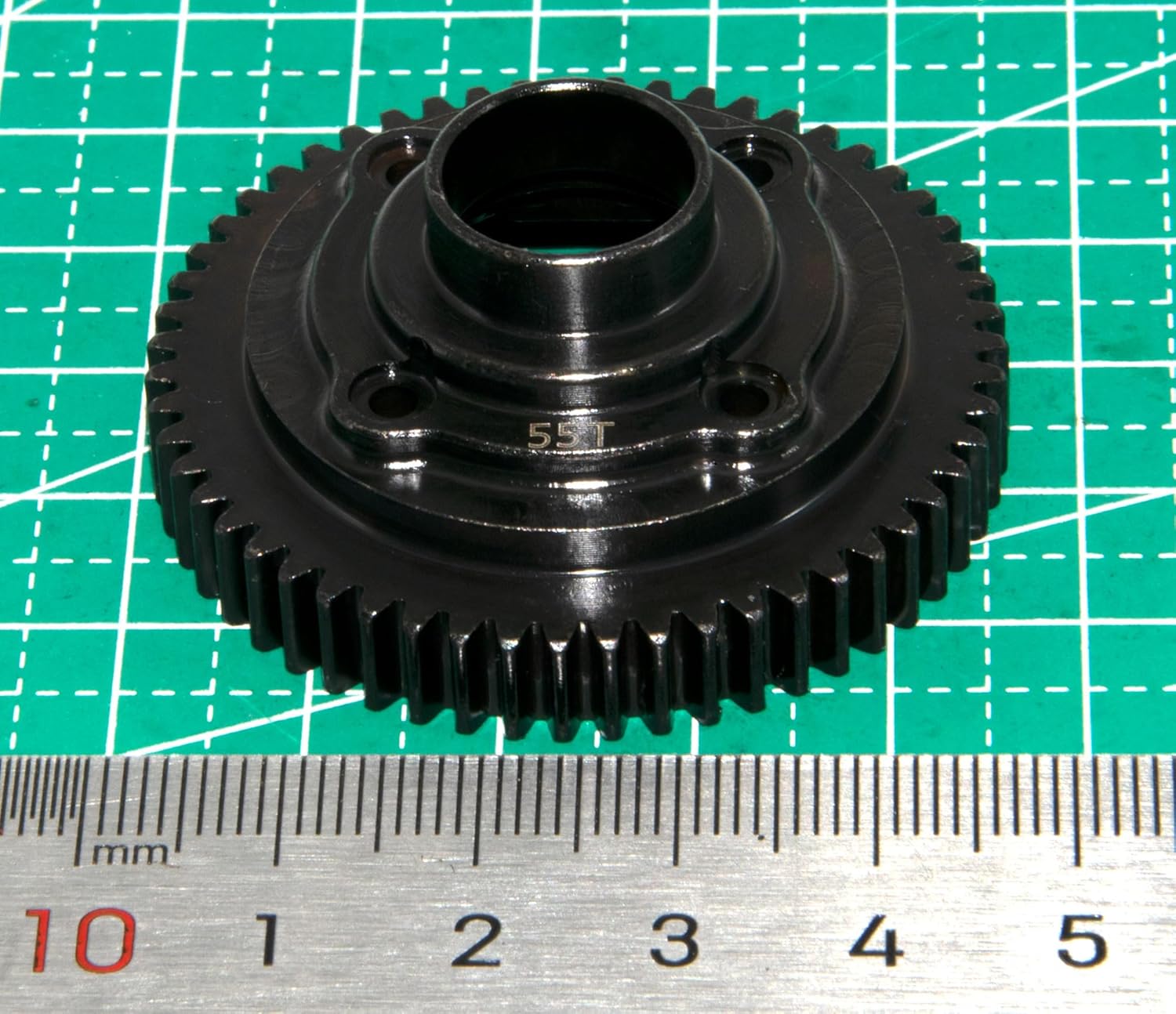 8575 Center Differential Gear Compatible with Traxxas 1/7 UDR Upgrade RC Car Steel Part Diff Replace(55T)