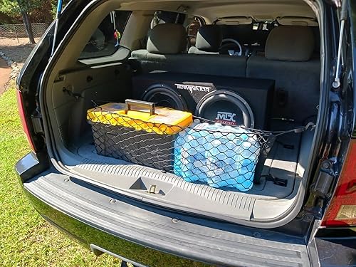 Miniatura 7 de Red de carga organizadora de maletero trasero para Jeep Grand Cherokee 2005-2010 – Red de carga estilo sobre para SUV Truck – Organizador de