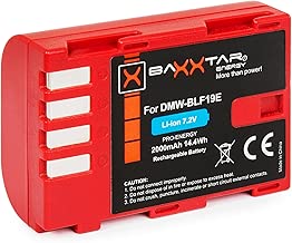 BAXXTAR Pro Rechargeable Battery for Panasonic DMW BLF19 E with Info Chip for Panasonic Lumix DC G9 GH5 GH5S DMC GH3 GH4 GH4R Sigma BP 61 etc BAXXTAR Pro Rechargeable Battery for Panasonic DMW BLF19 E with Info Chip for Panasonic Lumix DC G9 GH5 GH5S DMC GH3 GH4 GH4R Sigma BP 61 etc