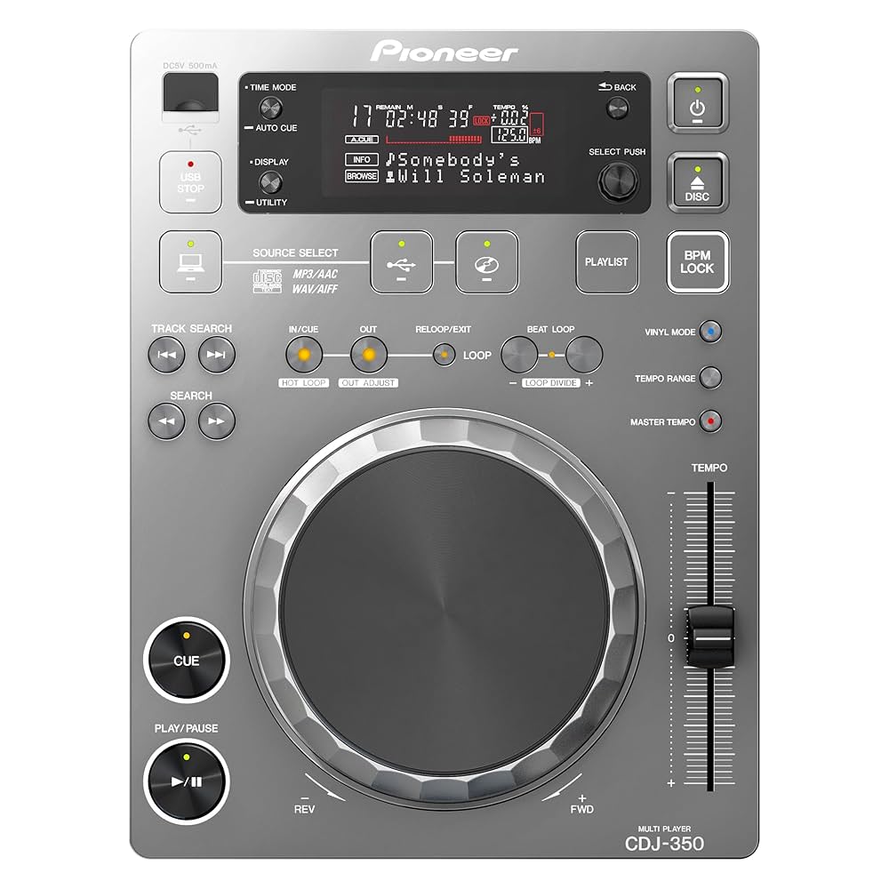 Pioneer CDJ-350-S Digital DJ Turntable : Amazon.in: Musical