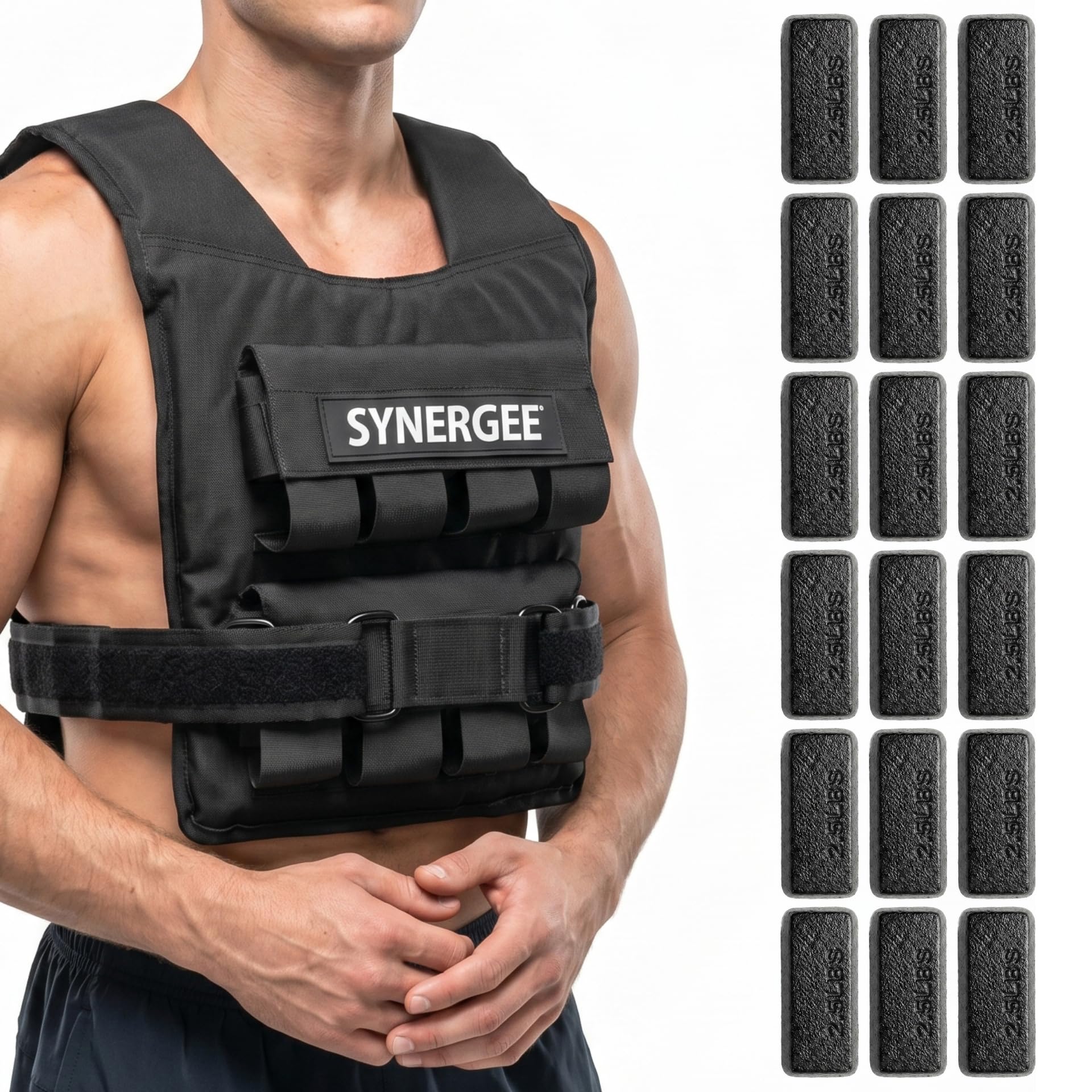 Synergee Adjustable Weighted Vest