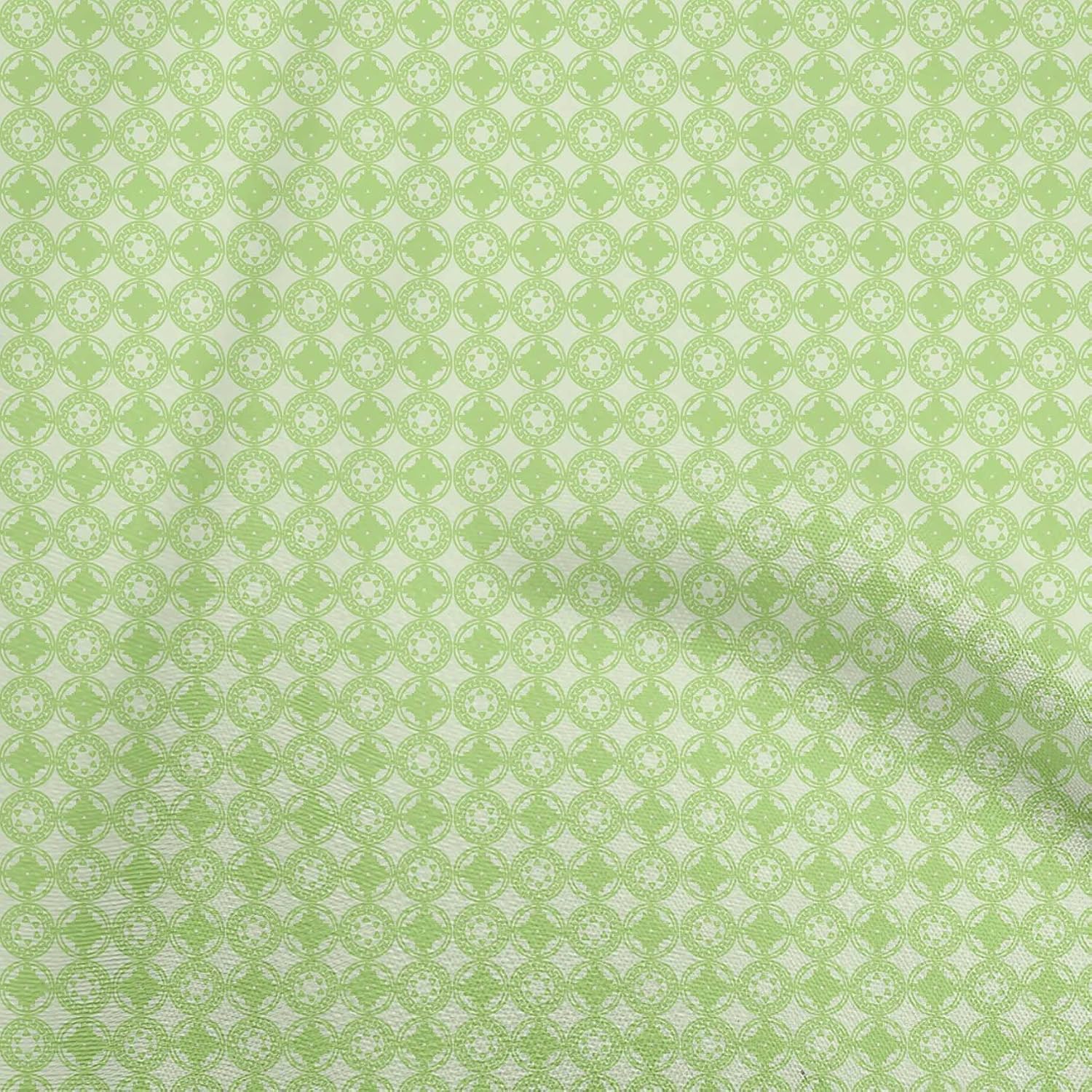 oneOone Viscose Chiffon Medium Purple Fabric Geometric DIY Clothing Quilting Fabric Print Fabric By Yard 42 Inch Wide-8