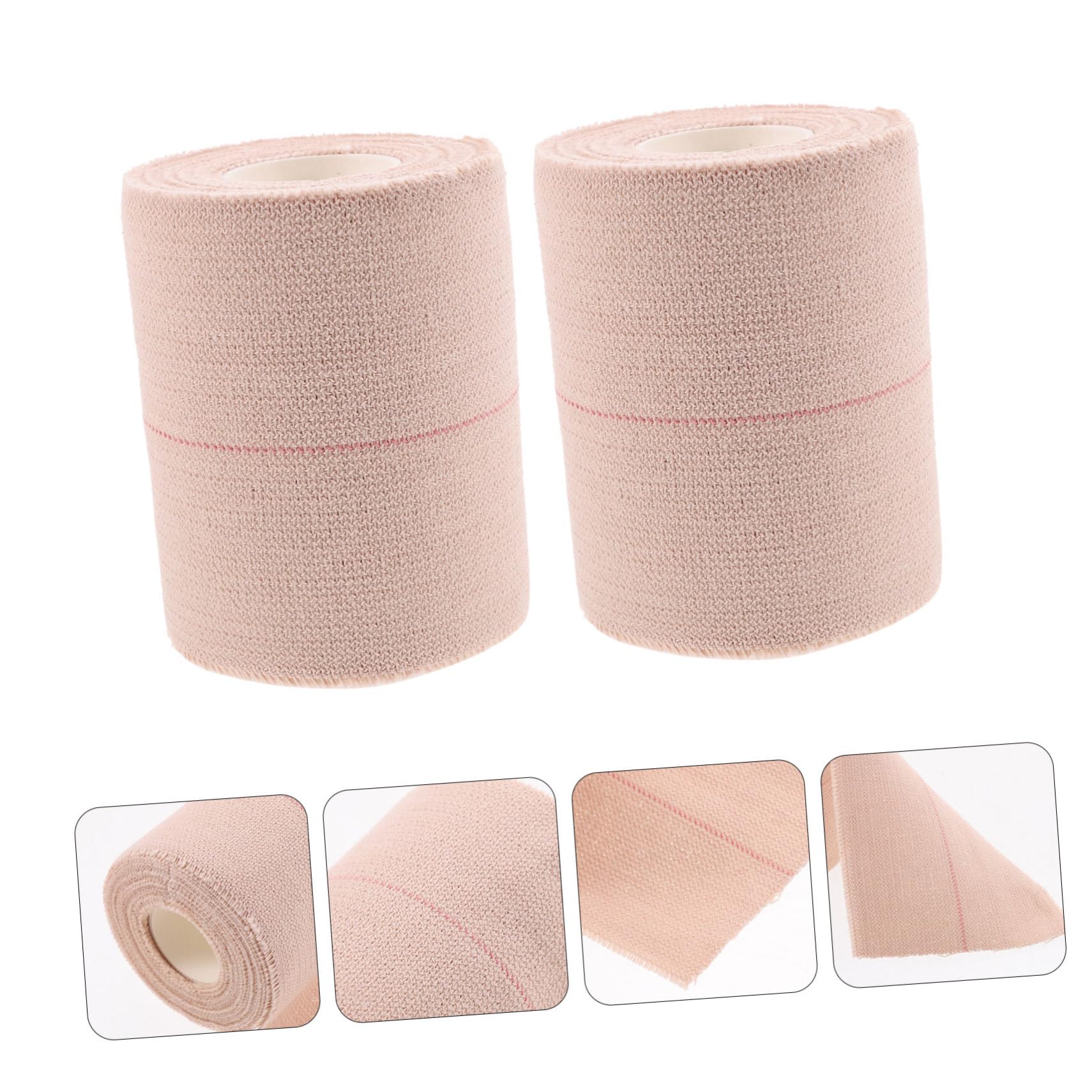 3 Series Vendajes Cohesivos De Algodón Envoltura Adhesiva Vendajes Para Envolver Heridas Muñequera Deportiva Cinta Adhesiva Para La Muñeca Cinta Adhesiva Deportiva 2 Rollos*3