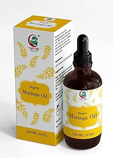 Yogi’s Gift | Moringa oil organic 4 oz | Premium grade | Cold pressed, Unrefined, Virgin oil | Aceite de moringa organico
