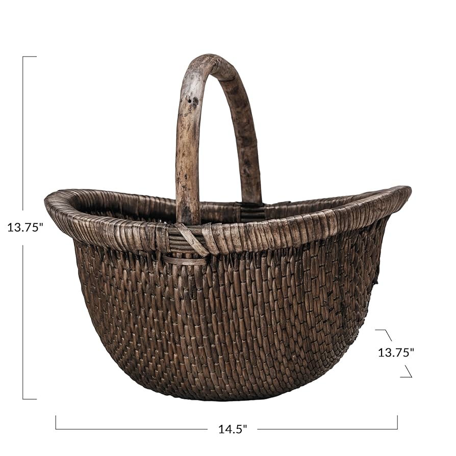 洋書 Antique Baskets and Basketry: A Collecto Longaberger Basket J.W. Miniature Collector's Club Corn
