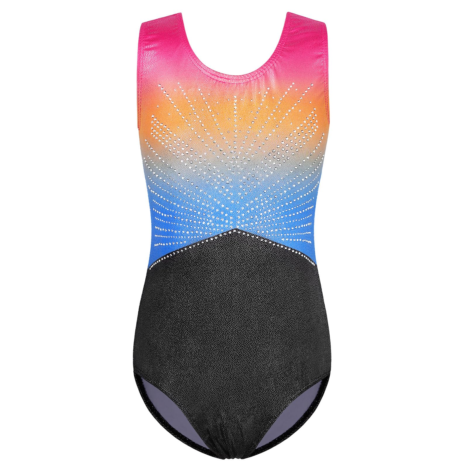 Niña Maillots de Gimnasia Mangas Largas con Lentejuelas en Tul — view 13
