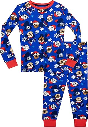 Paw Patrol Boys' Christmas Pajamas Clothing, Shoes & Jewelry