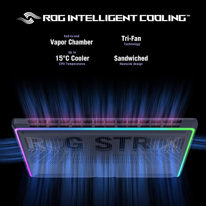 ASUS ROG Strix G18 (2025) Gaming Laptop, 18” ROG Nebula 16:10 2.5K 240Hz/3ms, NVIDIA® GeForce RTX™ 5070, Intel® Core™ Ultra 9 275HX, 32GB DDR5-5600, 2TB PCIe Gen 4 SSD, Wi-Fi 7, Windows 11 Pro