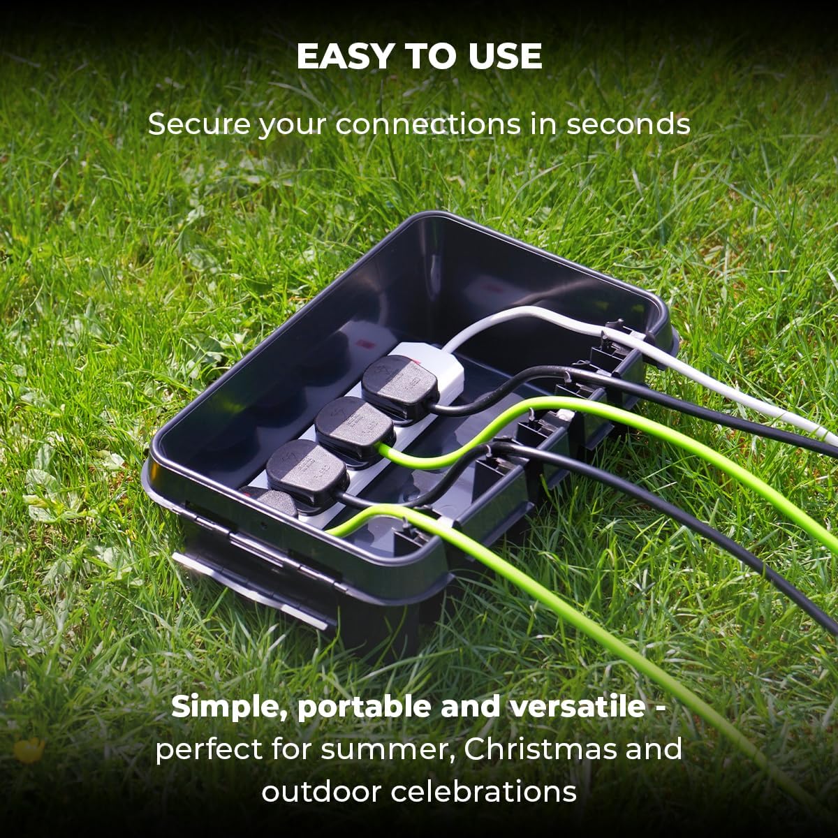 Dri-Box FL-1859-330G IP55 Weatherproof Box, Green, Large