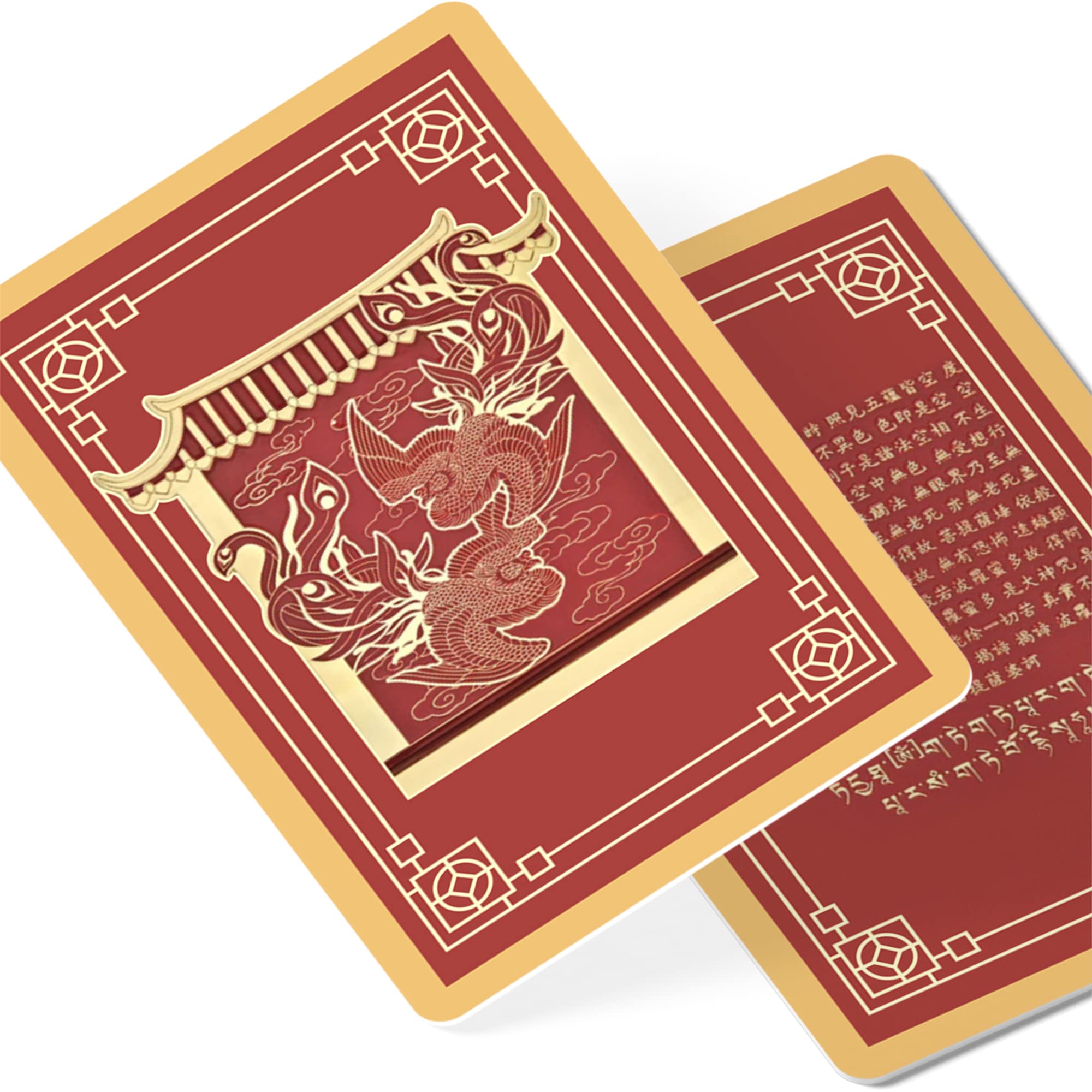 Yang Energy with Phoenix Feng Shui Amulet Card