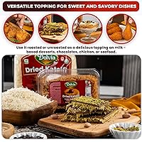 Vista 7 de DOLVIA Roasted Kataifi 200g (7.05 oz) – Ready to Use Crispy Shredded Phyllo Dough for Middle Eastern dubai chocolate bar Kit, Kadayif Ice Pistachio