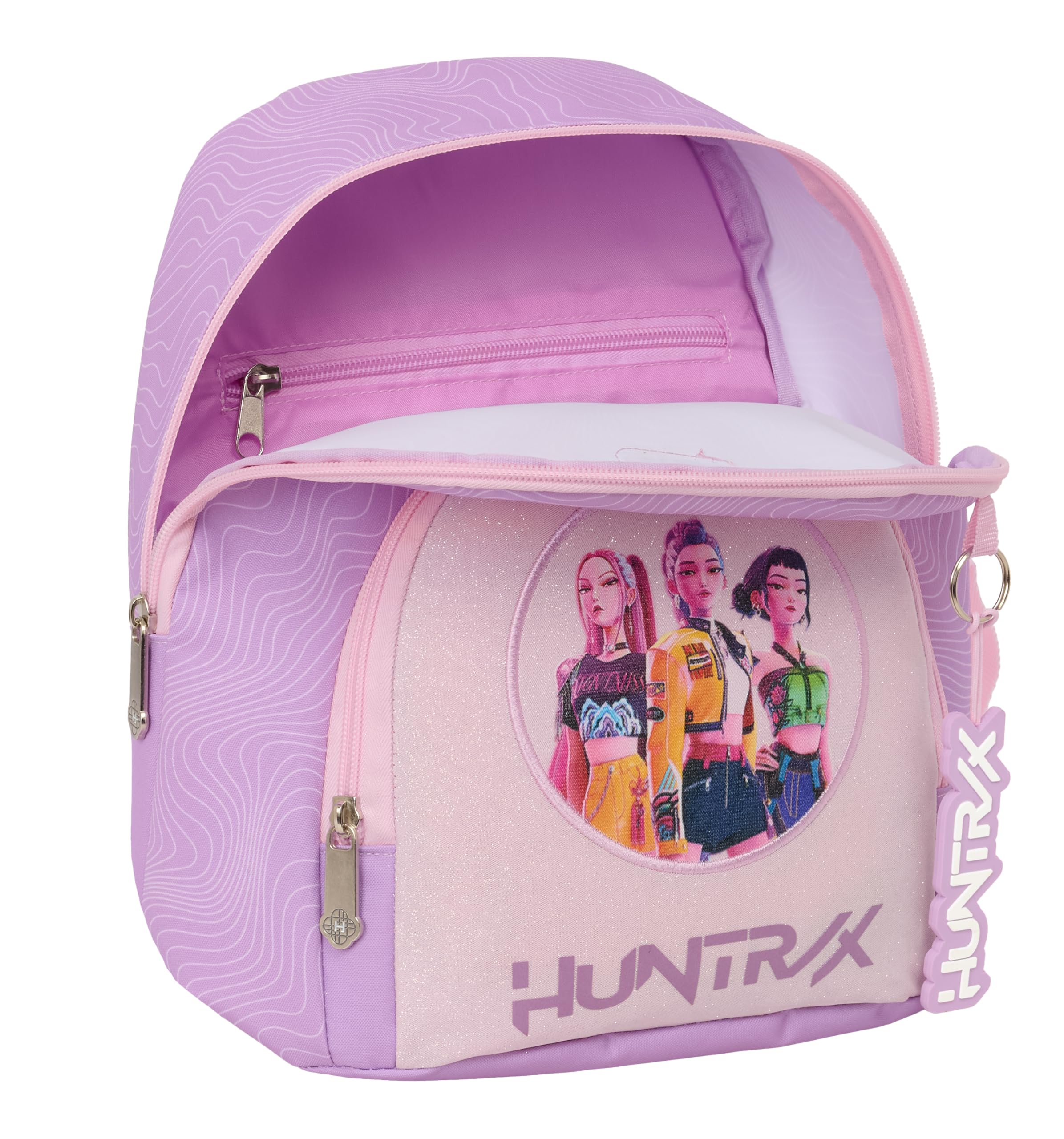 K-POP Demon Hunters - ICONIC - Mini Mochila para Uso Diario, Ideal para Niños de Diferentes Edades, Cómoda y Versátil, Resistencia, 25x13x30 cm
