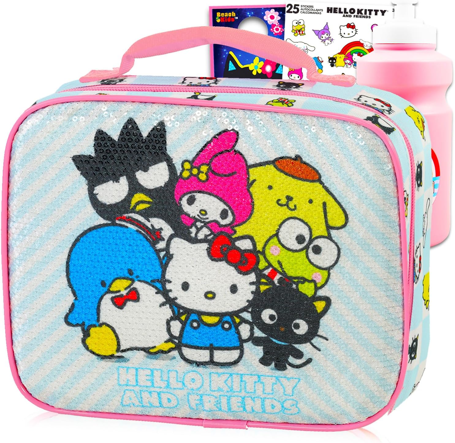 Hello Kitty and Friends Lunchbox Bundle with Insulated Lunch Bag + More