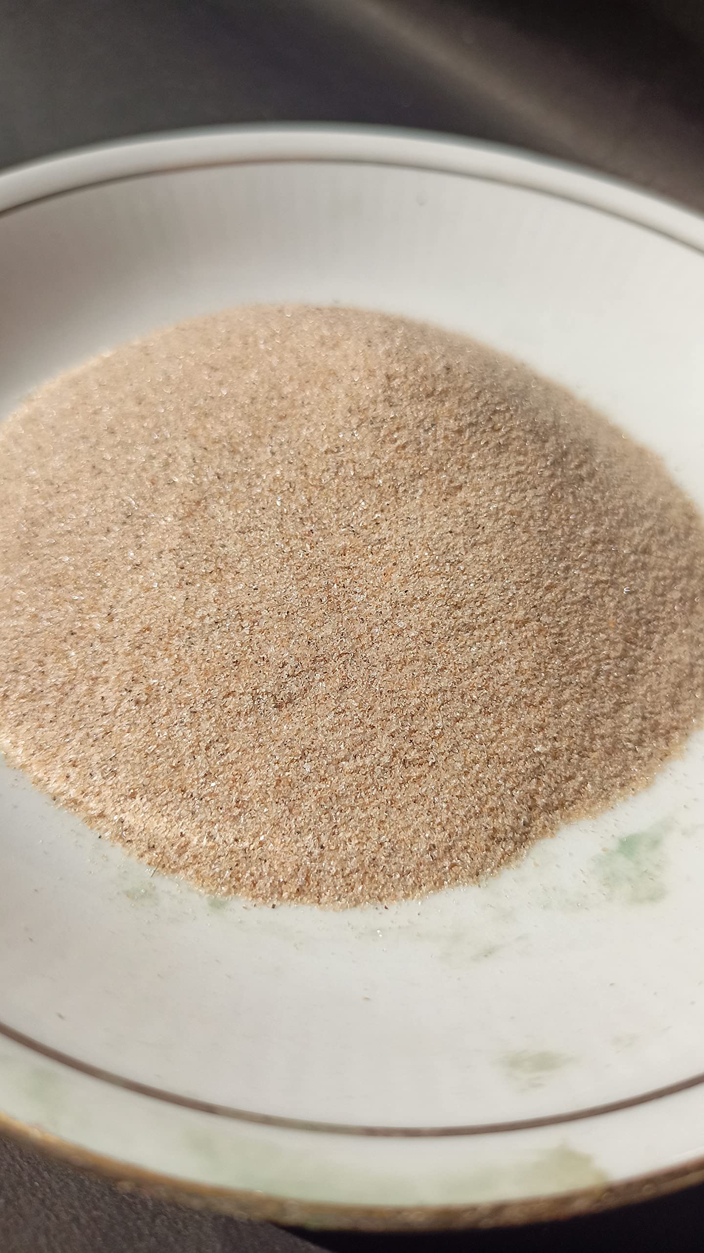 Poudre de grenat d'Hessonite naturelle 80g pour peinture et art minéral