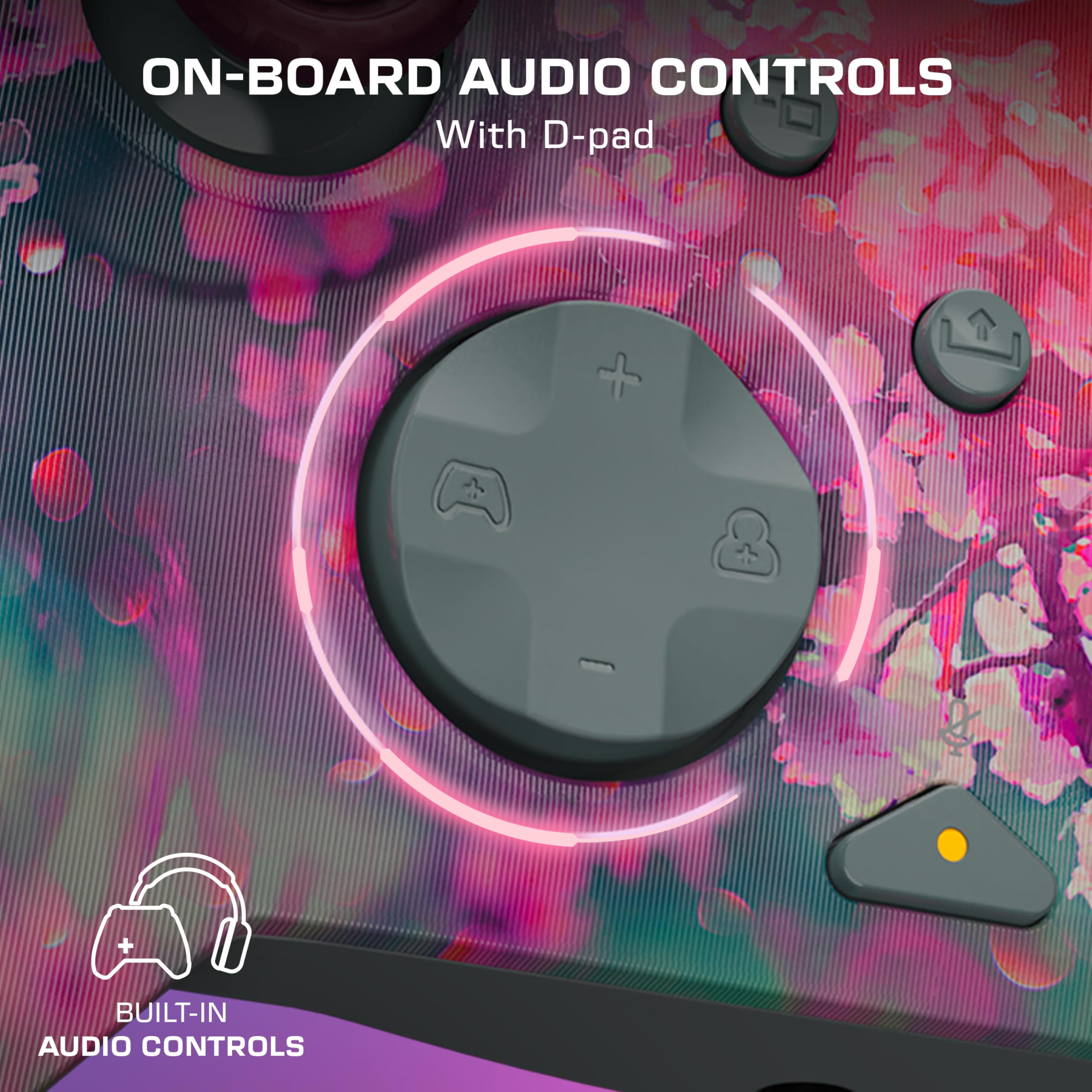 Turtle Beach Rematch Advanced Wired Gaming Controller for Xbox & PC – Lenticular, Multi-Design, Remappable Buttons, Hall-Effect Hair Triggers, 8ft Cable, Officially Licensed by Xbox – Kyoto Bloom - 4