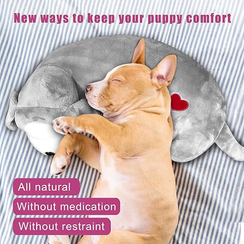 Vista 5 de Hearbeat - Juguete para aliviar la ansiedad del perro, juguete de entrenamiento conductual, color gris