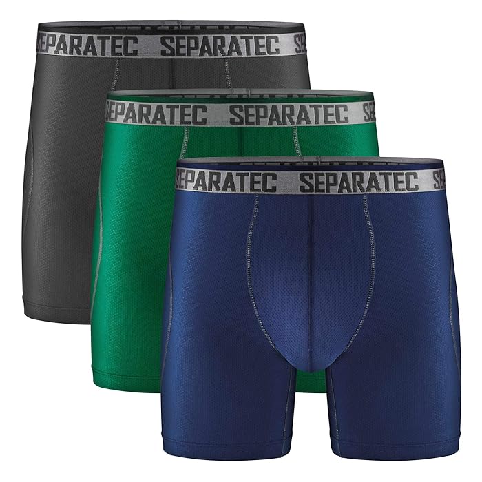Buy Separatec Men's Dual Pouch Underwear Active Mesh Cool Performance
