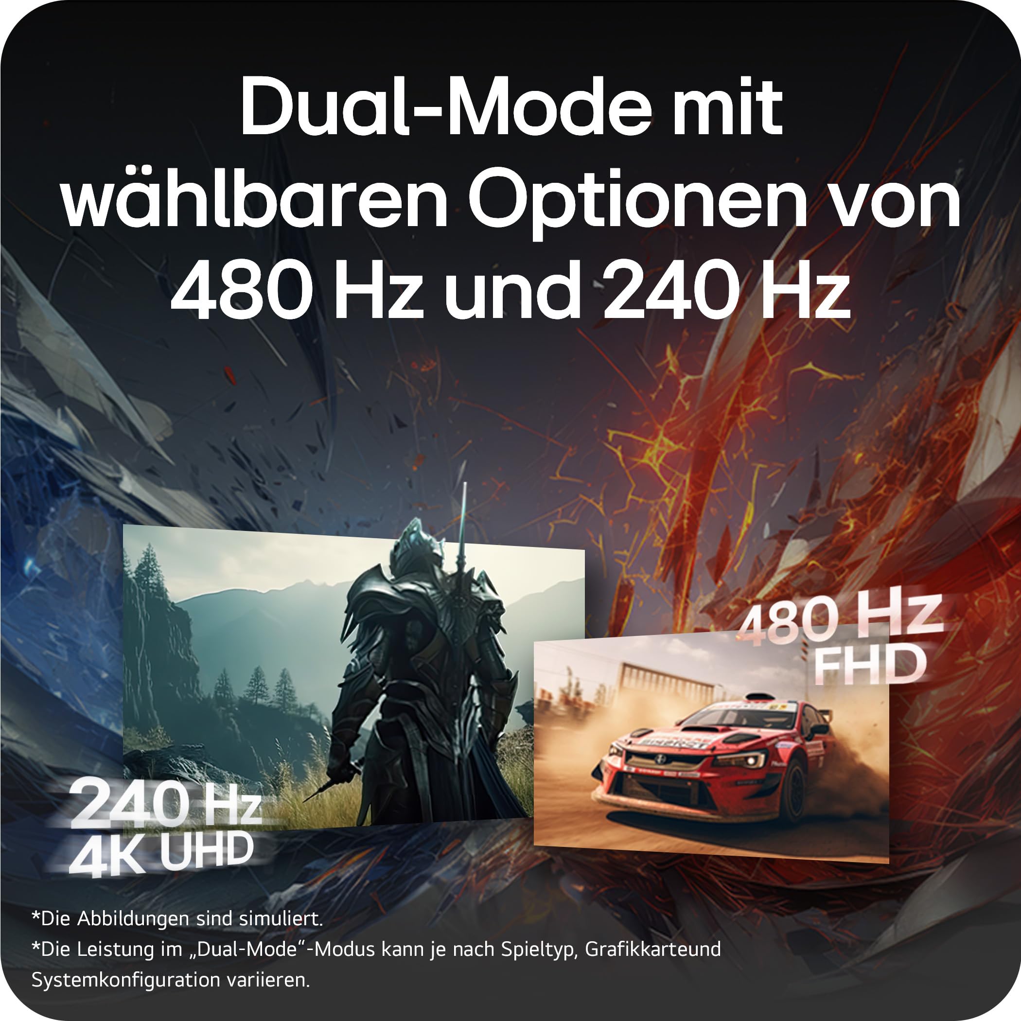 LG Ultragear™ 32GX870A-B 32 Zoll 4K UHD OLED Gaming-Monitor, 240Hz/480Hz, 0,03ms, DisplayHDR True Black 400, AMD FreeSync Premium Pro, 1x USB-C (90W), 2X HDMI 2.1, 1x DisplayPort 2.1, Schwarz