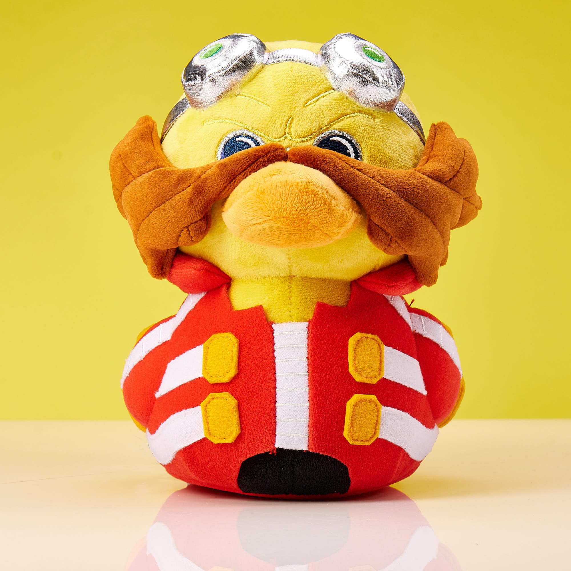 TUBBZ Plush: Sonic - Dr Eggman Cosplaying Rubber Duck Soft Plush Collectible Toy, Dr Eggman (Box) - Image 3